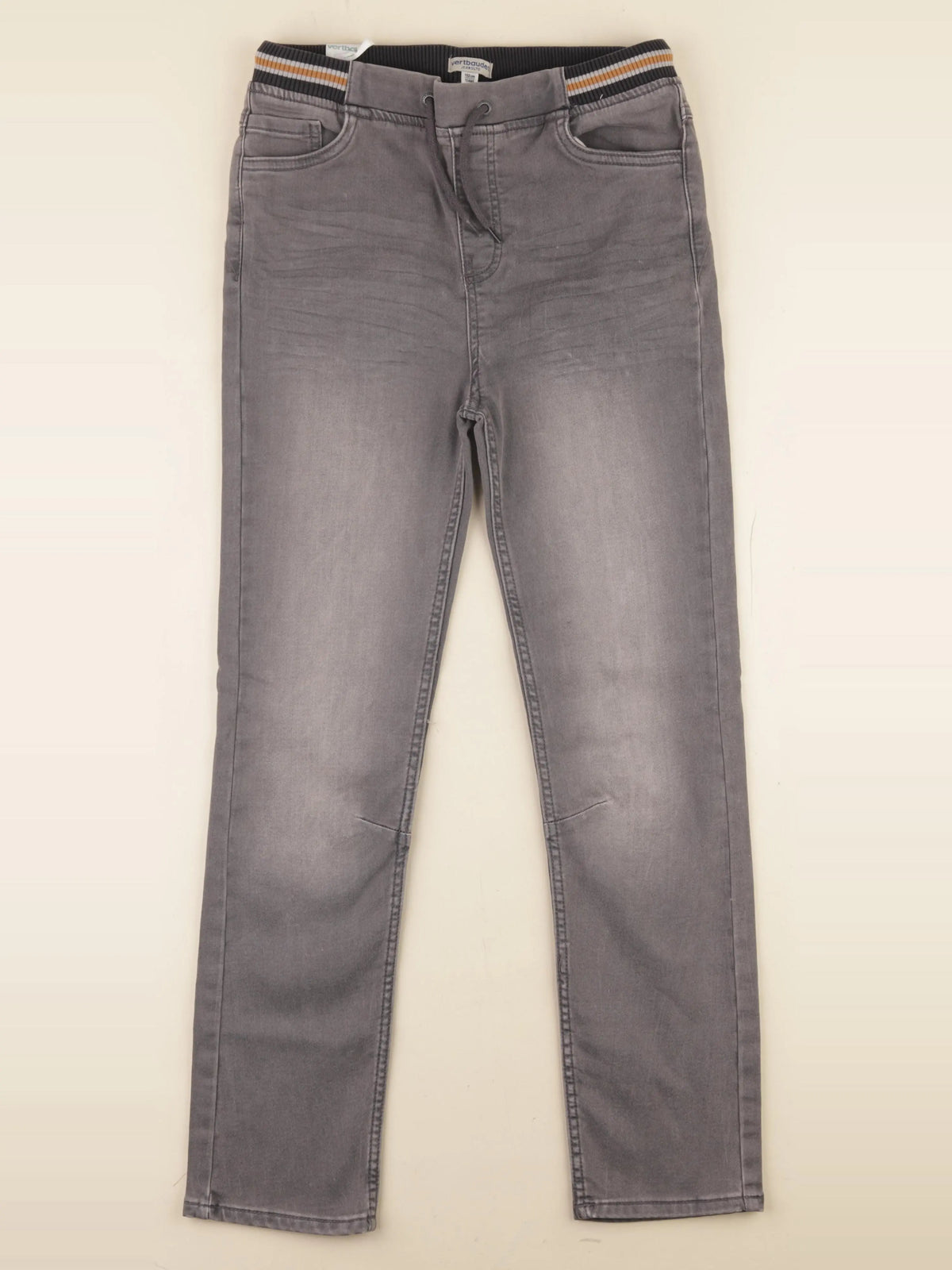 Vertbaudet - pantalon gris - 12 ans