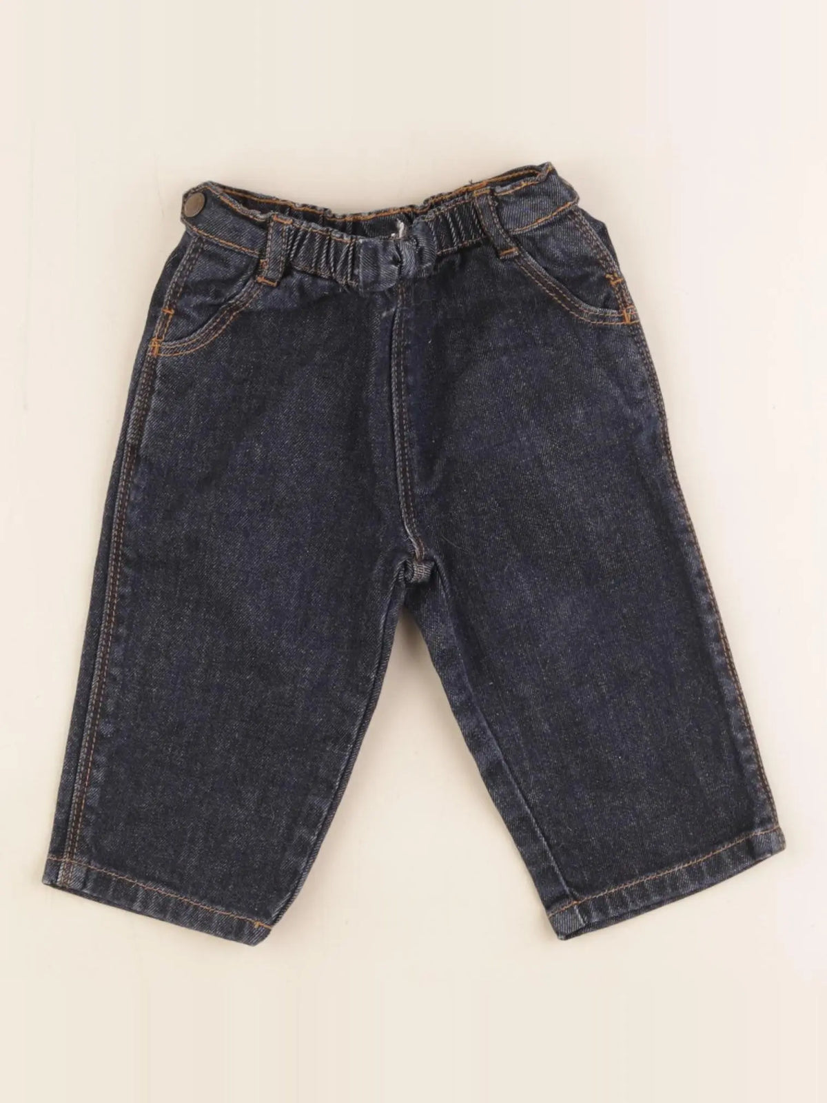 Petit Bateau - jean bleu - 6 mois