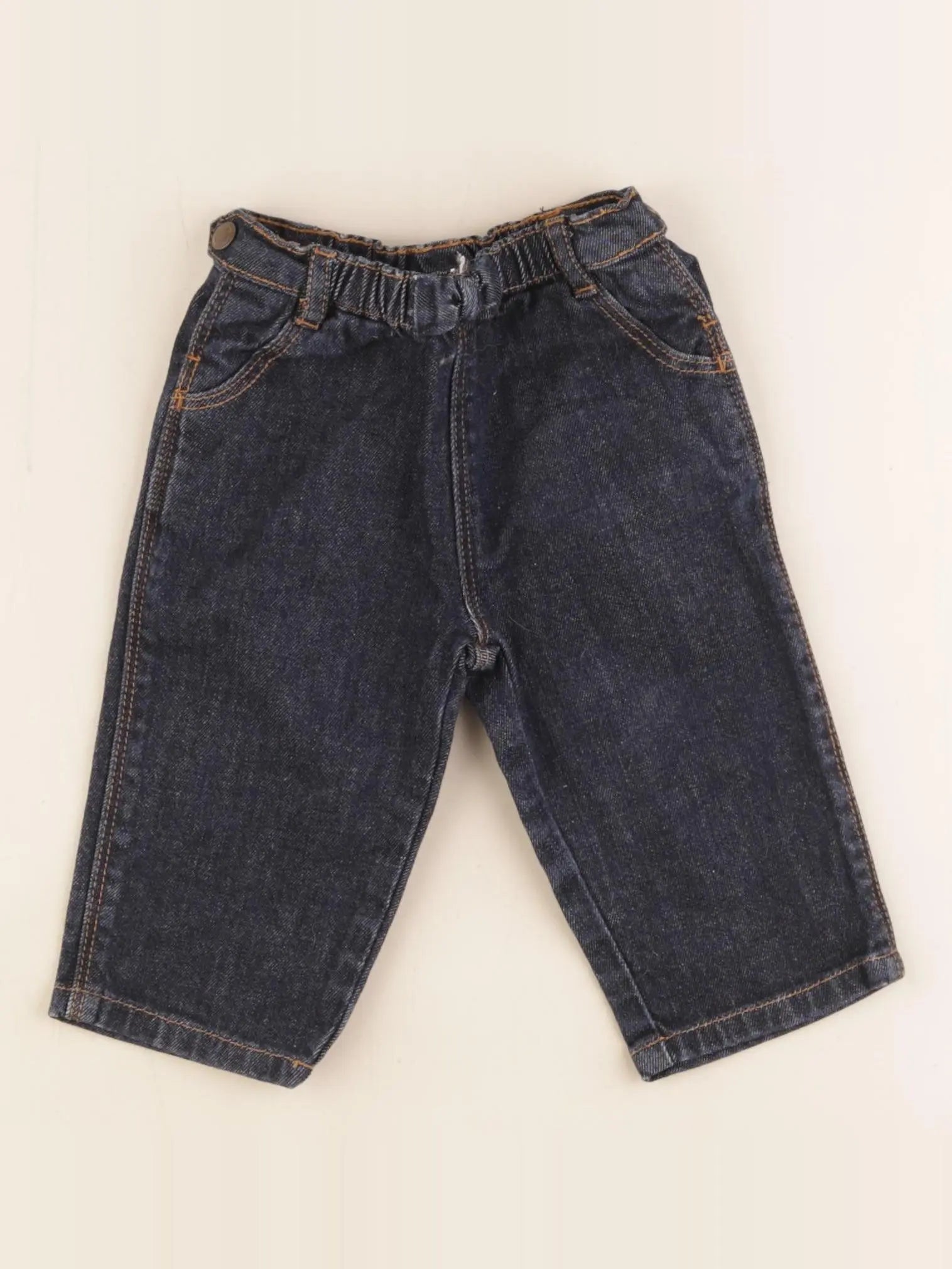 Petit Bateau - jean bleu - 6 mois