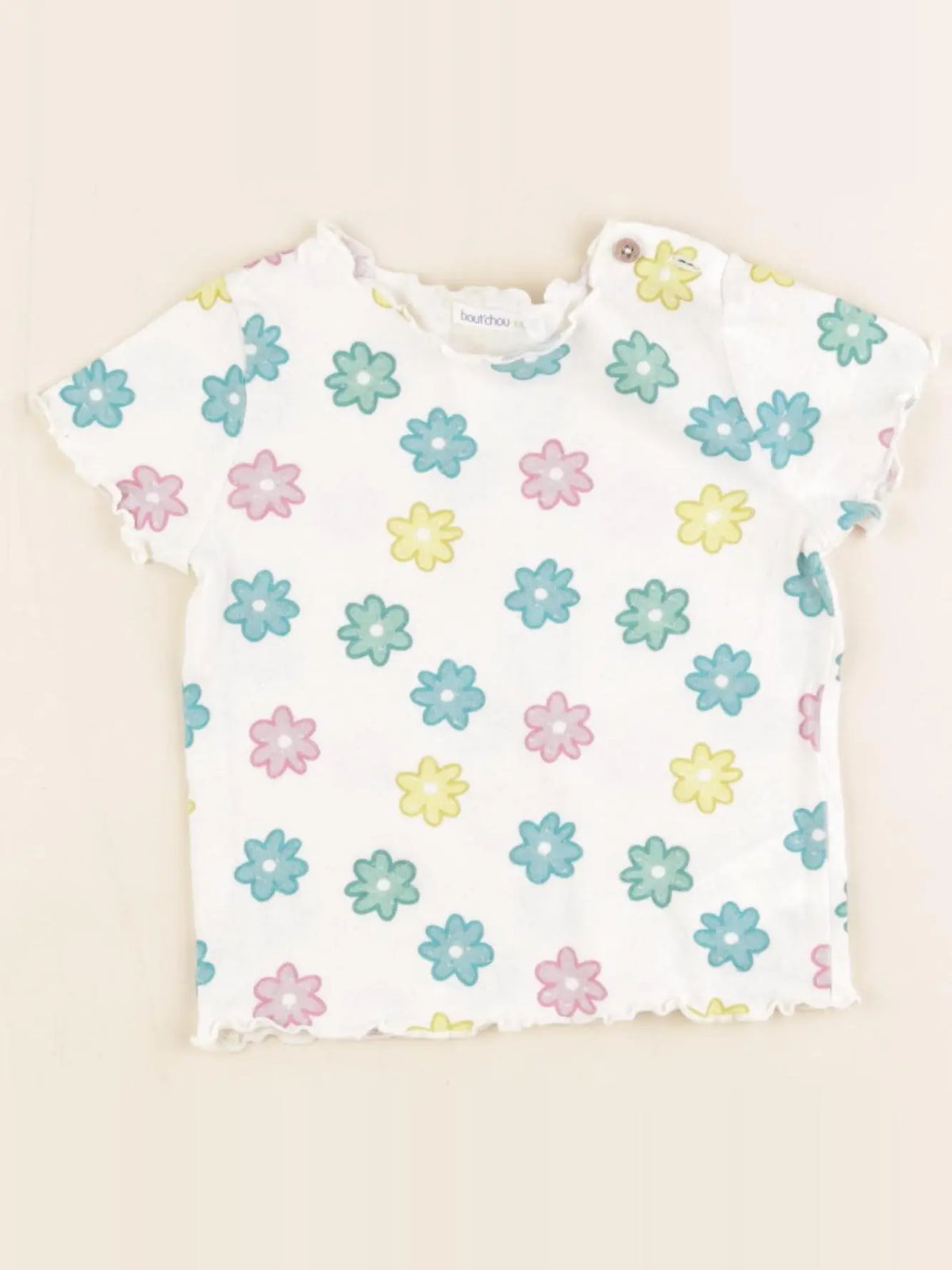 Boutchou - tee-shirt multicolore - 9 mois