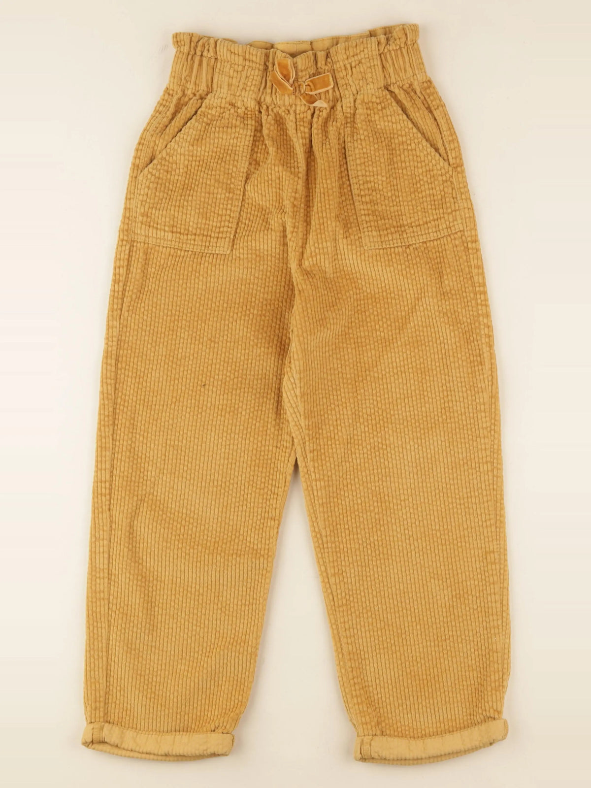 Vertbaudet - pantalon jaune - 9 ans