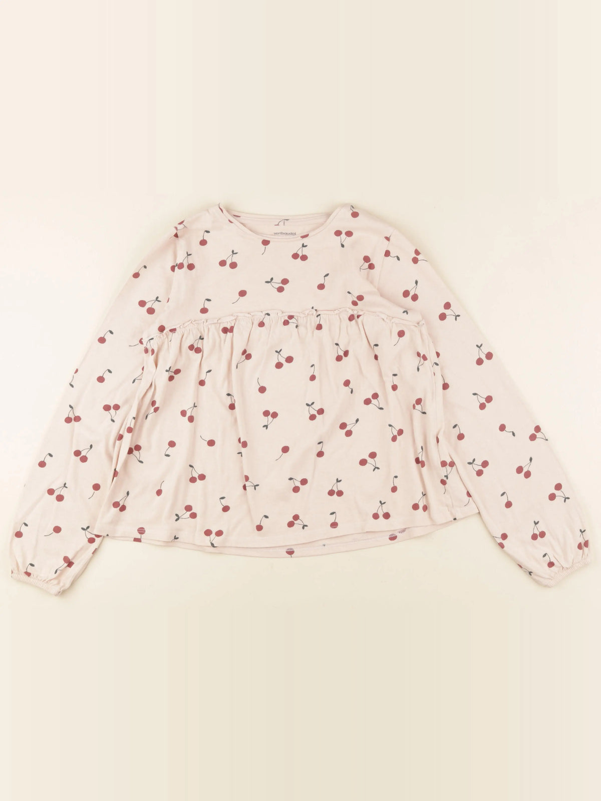 Vertbaudet - tee-shirt rose - 10 ans