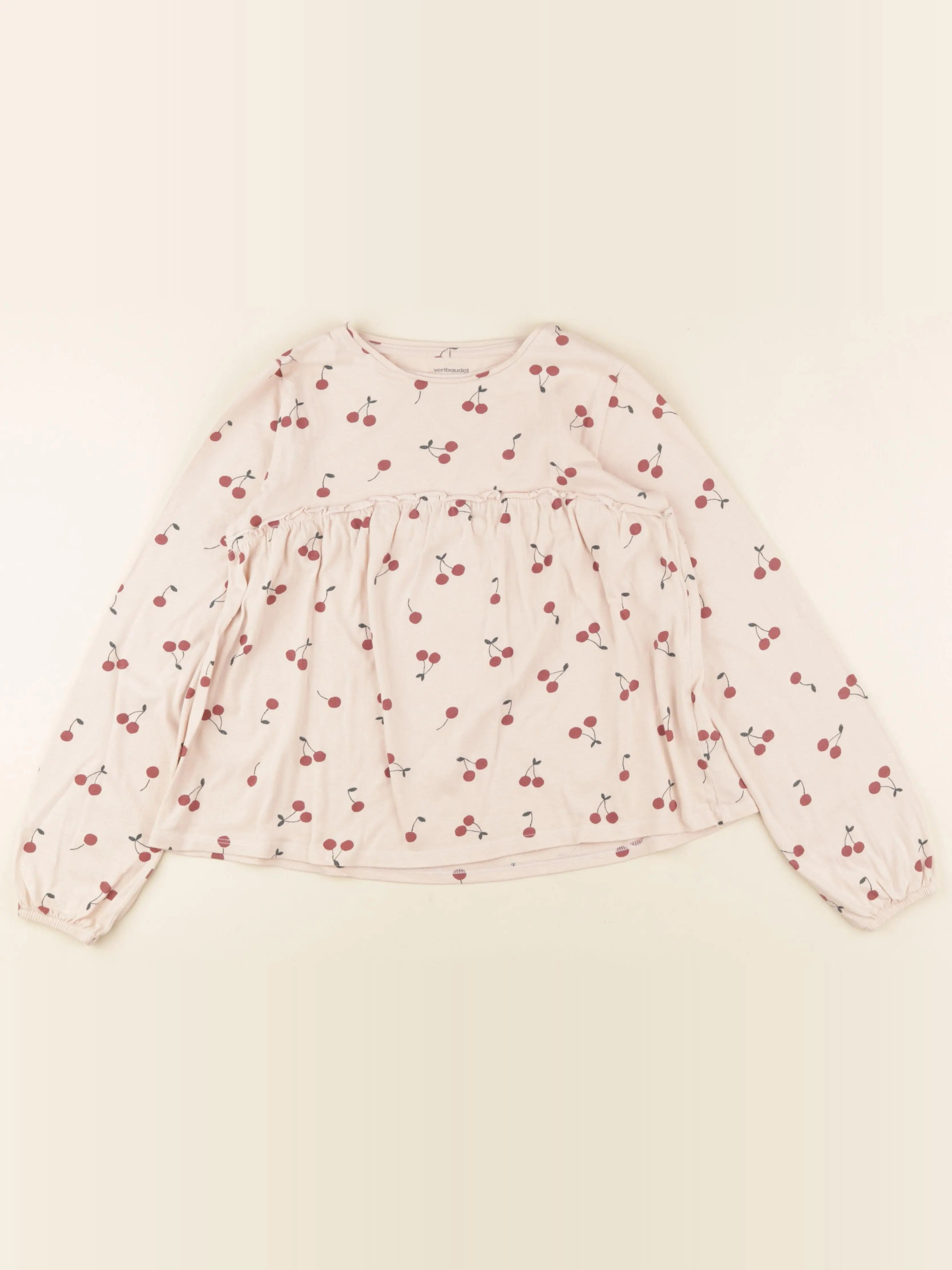 Vertbaudet - tee-shirt rose - 10 ans