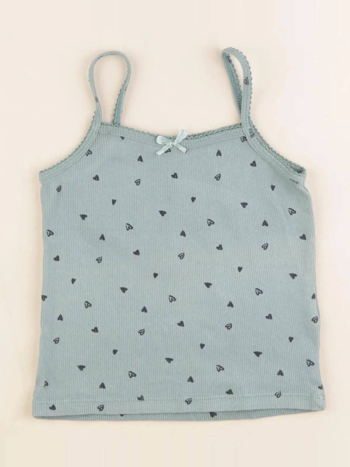 Vertbaudet - maillot de corps vert - 2 ans