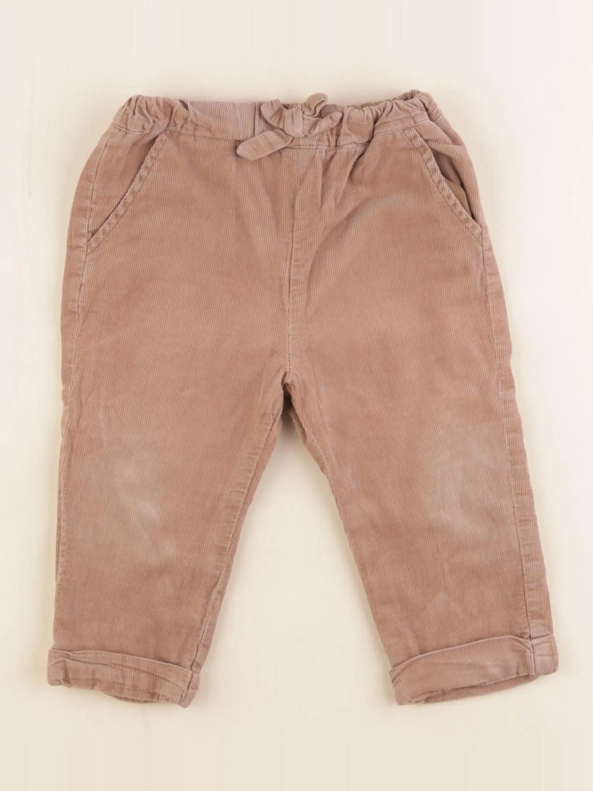 Vertbaudet - pantalon marron - 18 mois