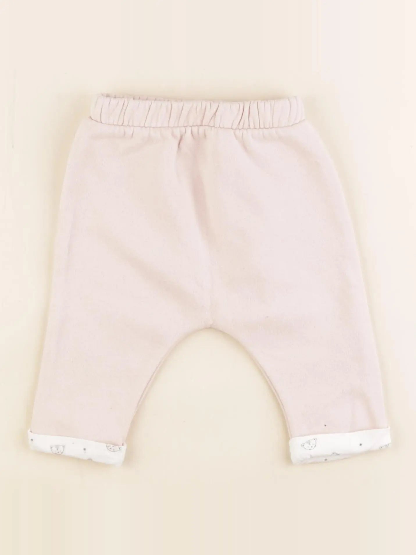 Vertbaudet - sarouel rose - 0/3 mois