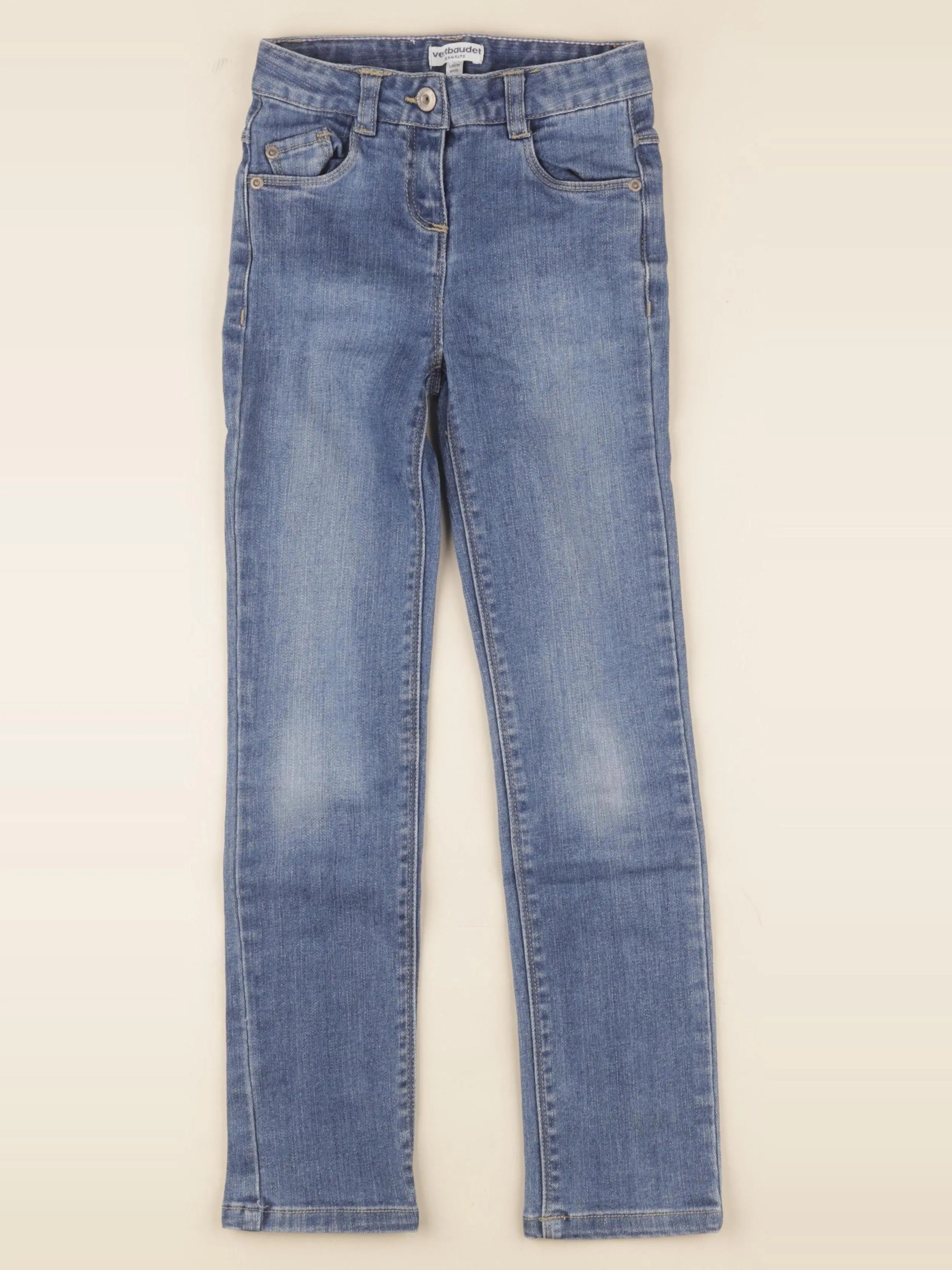 Vertbaudet - jean bleu - 8 ans