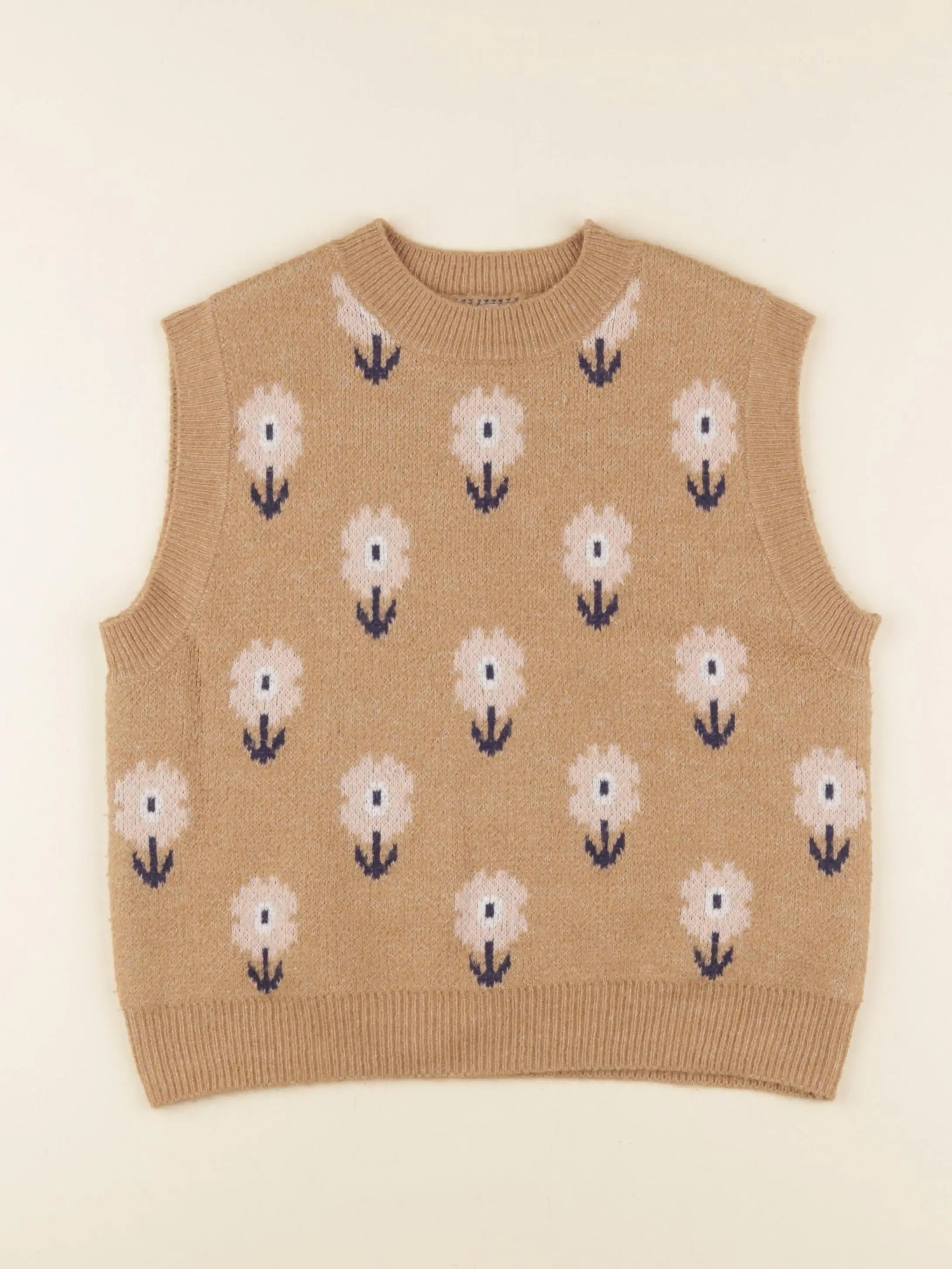 Vertbaudet - pull marron - 10 ans