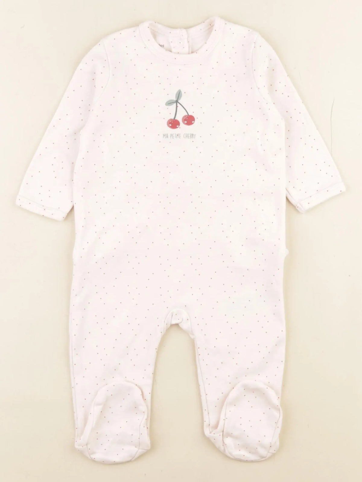 Vertbaudet - pyjama coton rose - 6 mois