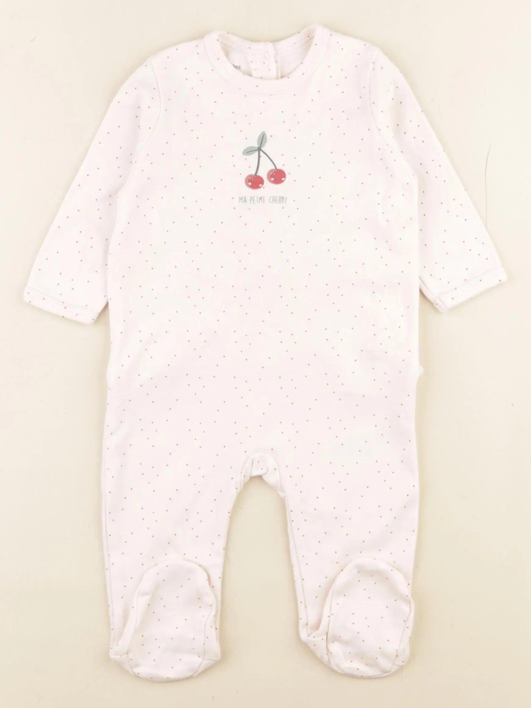 Vertbaudet - pyjama coton rose - 6 mois