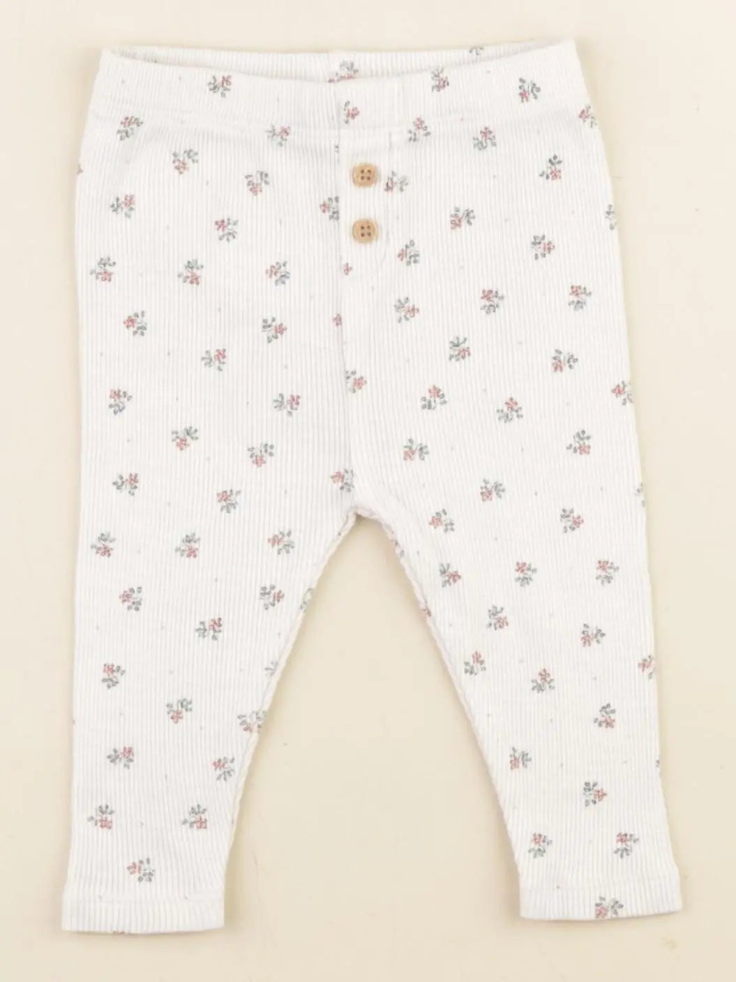 Vertbaudet - legging blanc - 6 mois