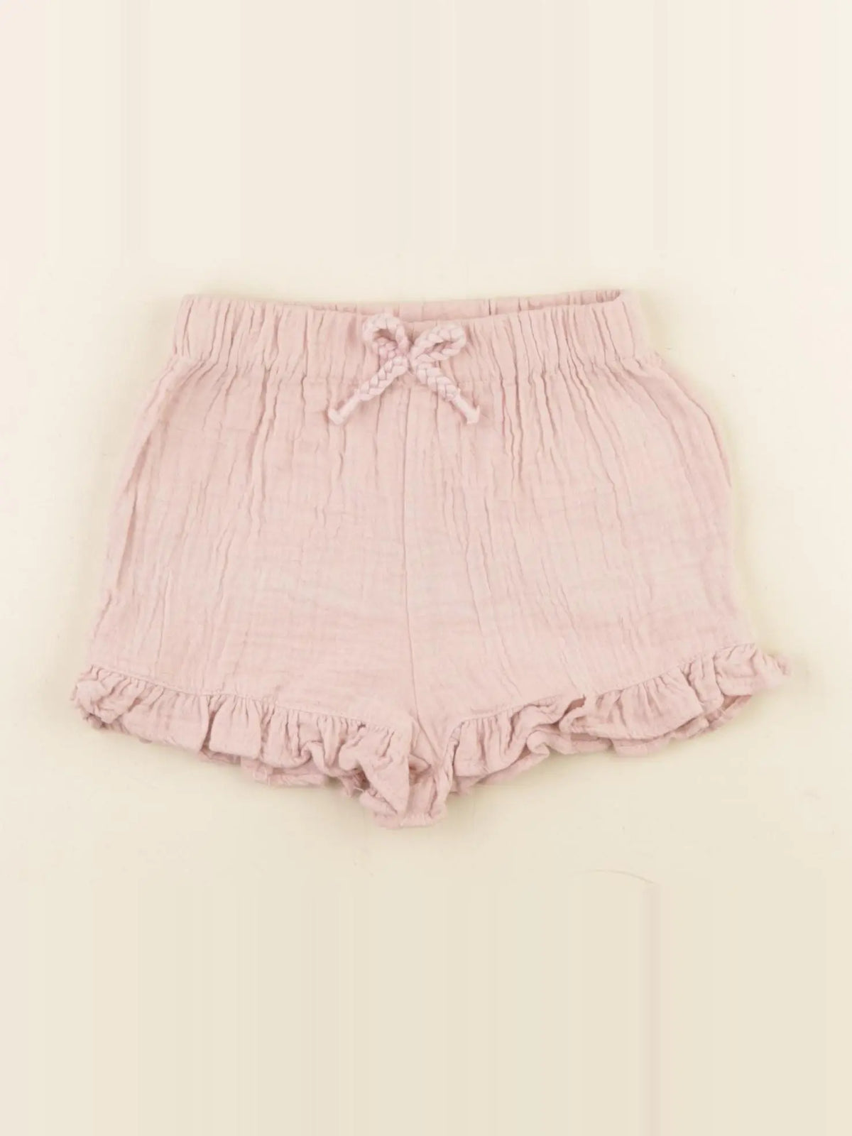 Vertbaudet - short orange - 12 mois