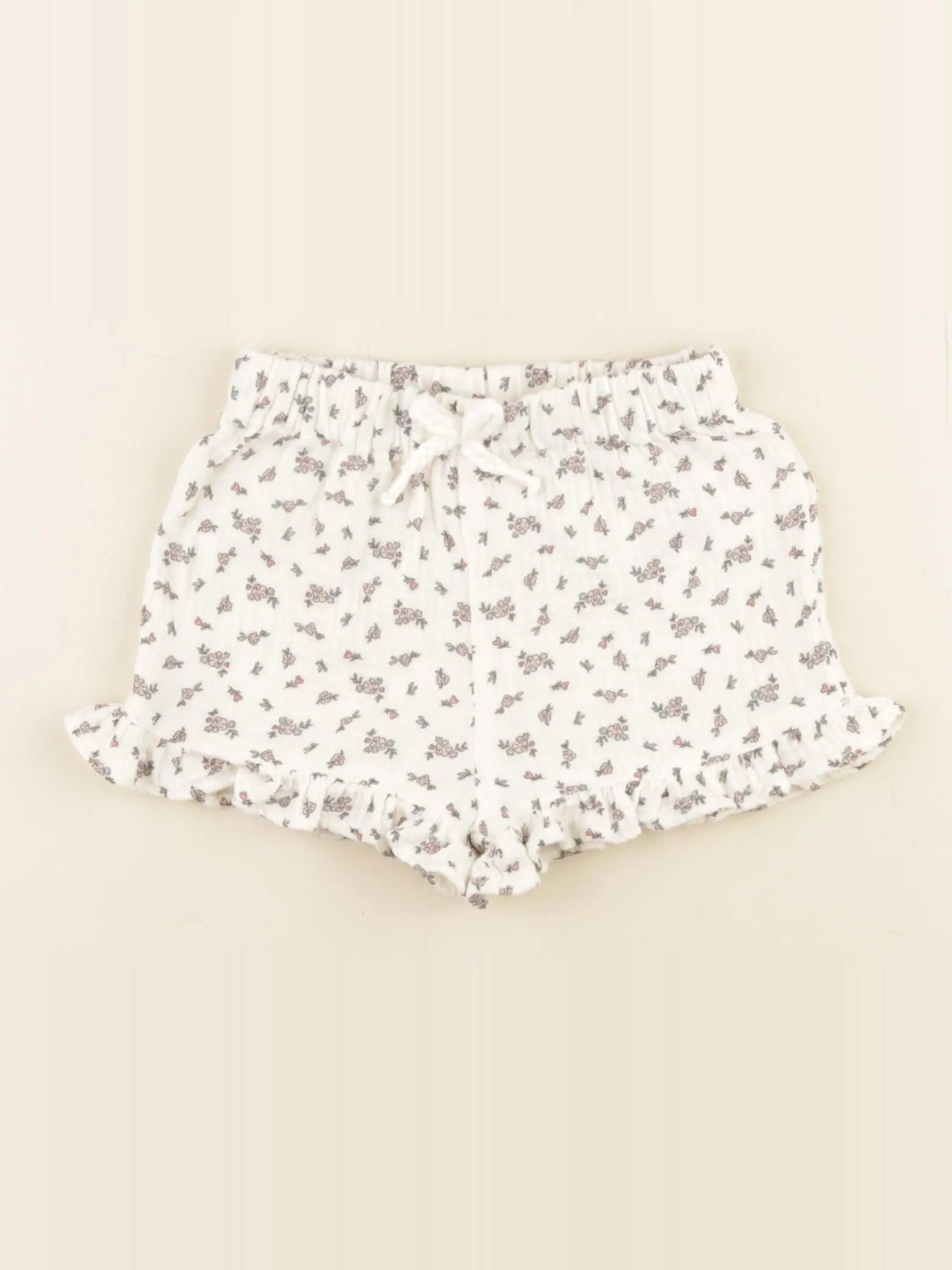 Vertbaudet - short blanc - 12 mois