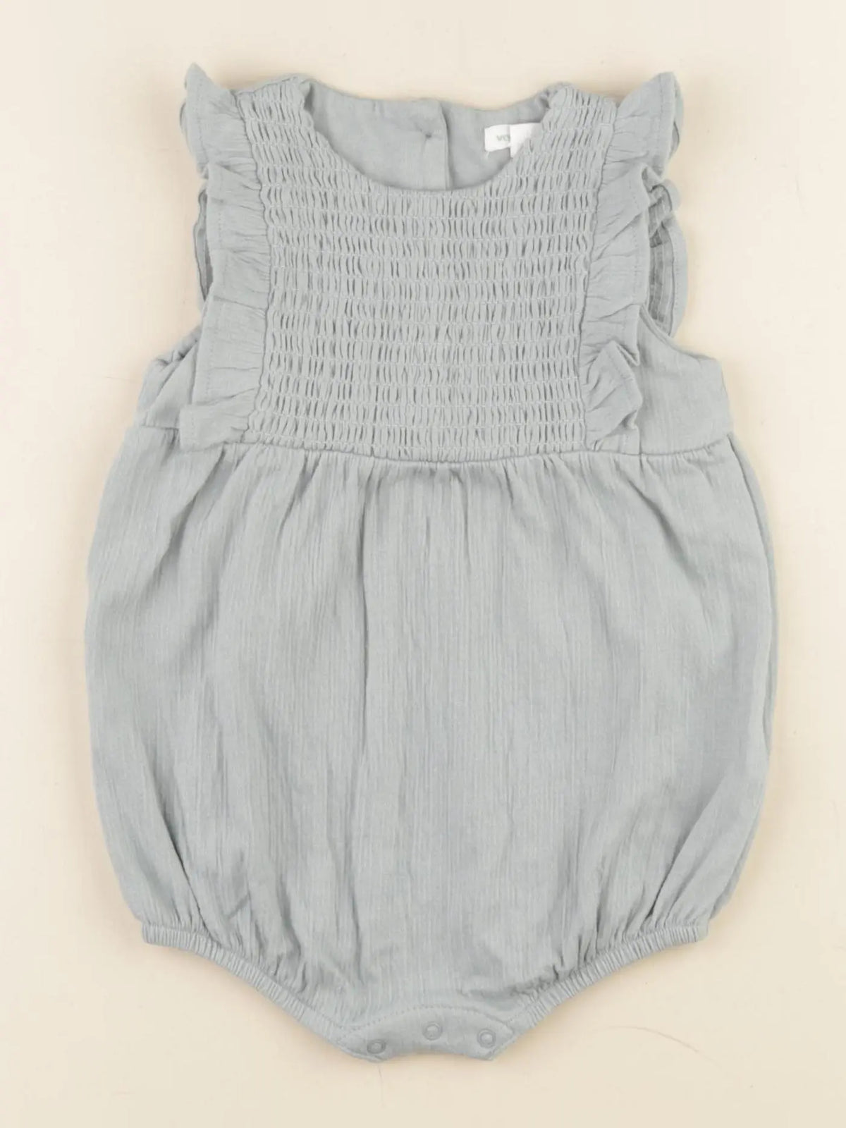 Vertbaudet - combinaison vert - 9 mois