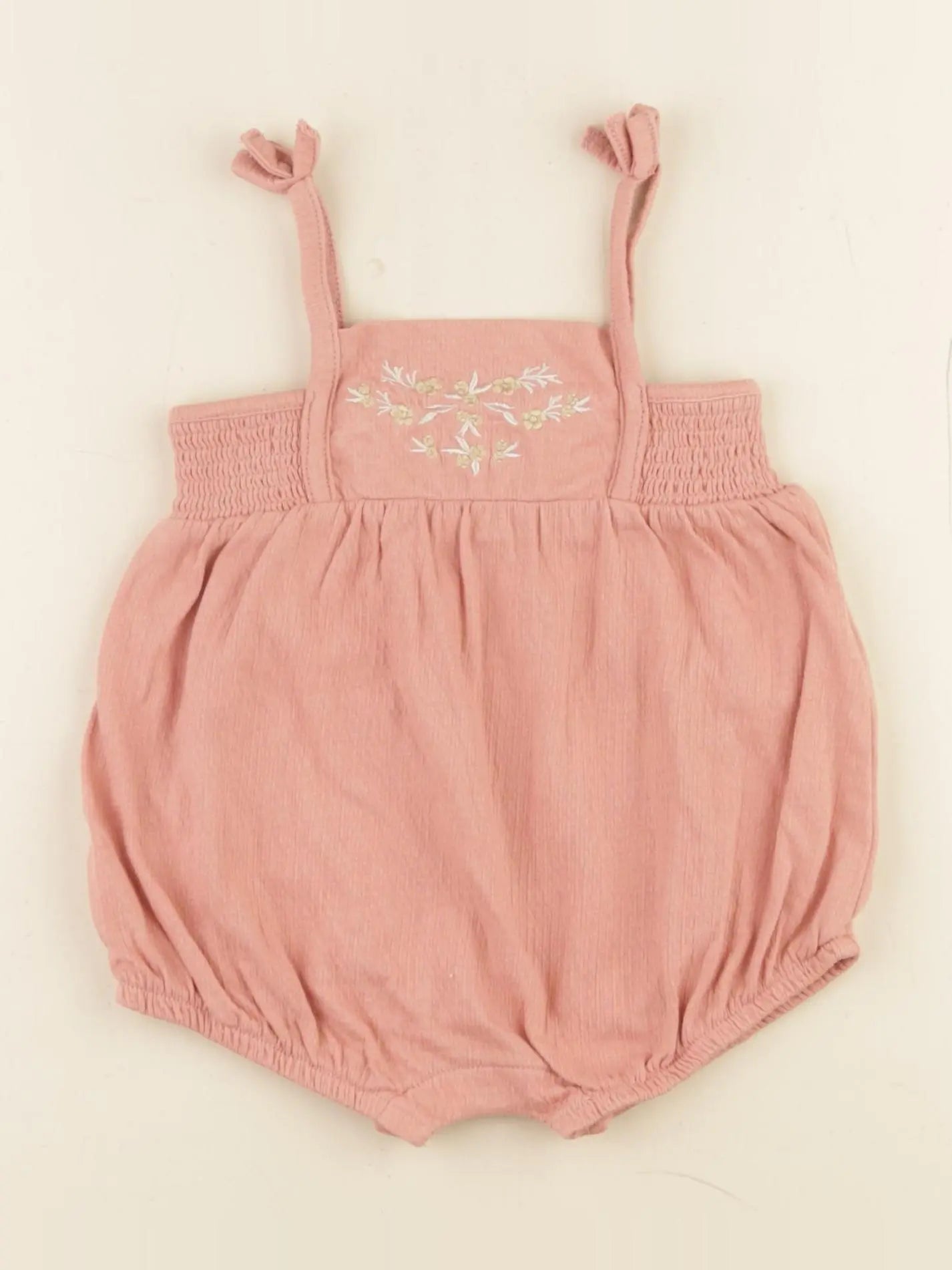 Vertbaudet - combinaison rose - 9 mois