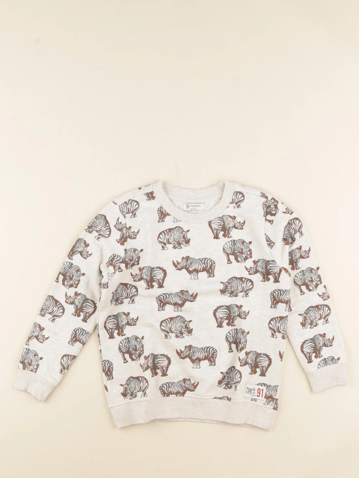 Noppies - sweat beige, marron - 5/6 ans