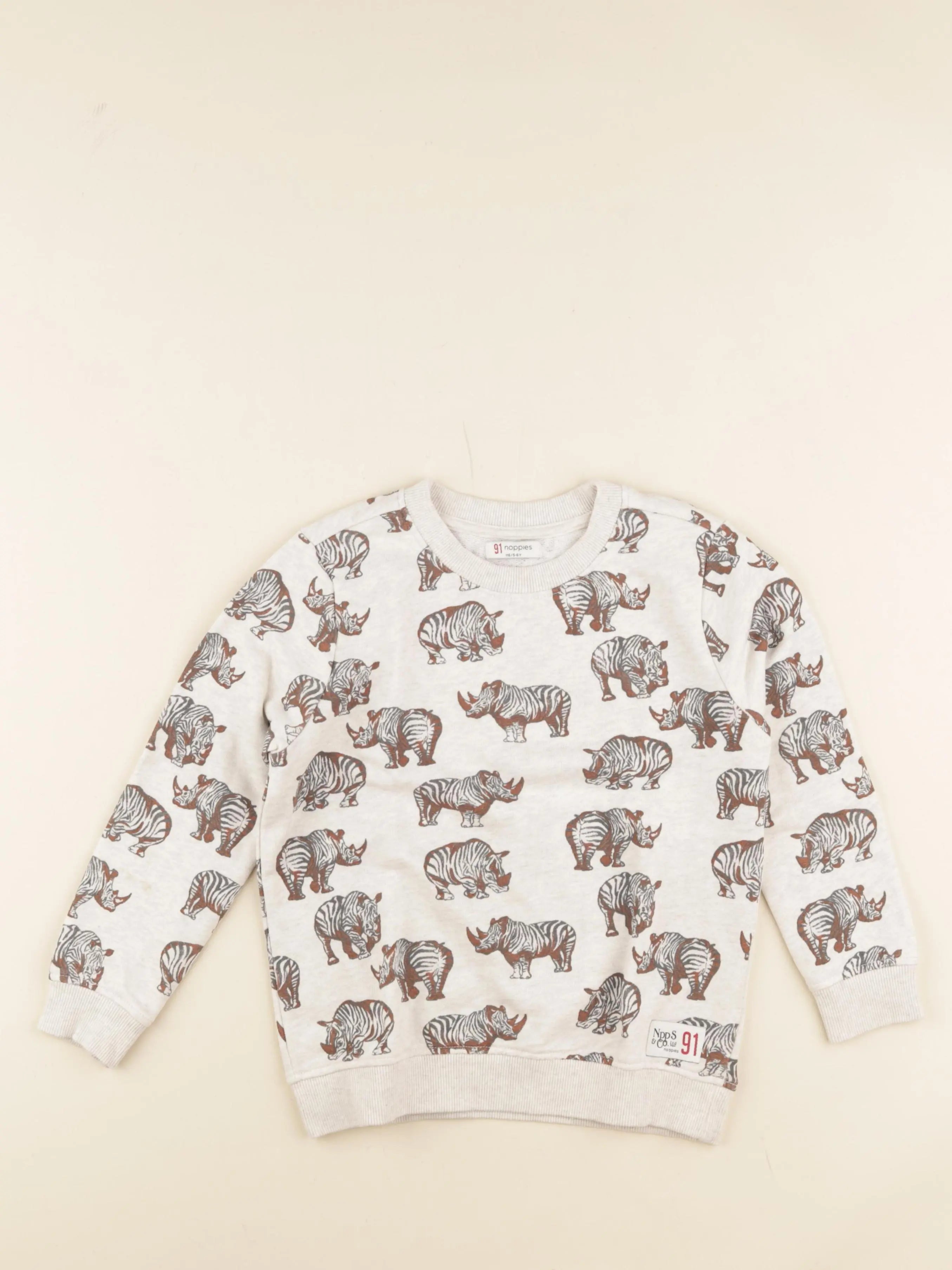 Noppies - sweat beige, marron - 5/6 ans