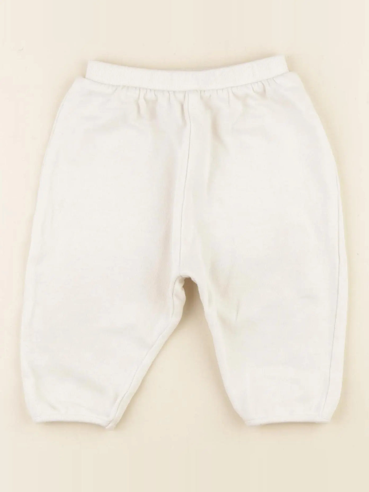 Vertbaudet - pantalon blanc - 9 mois