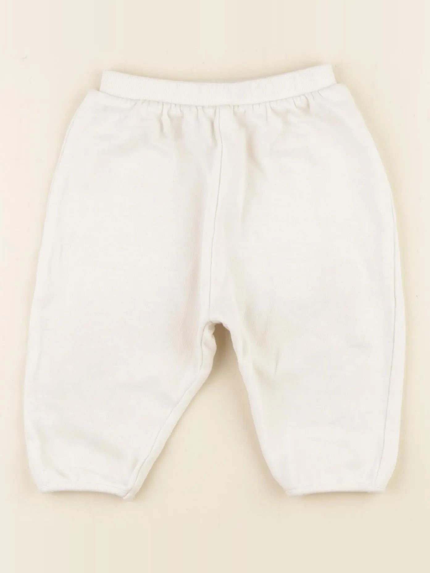 Vertbaudet - pantalon blanc - 9 mois