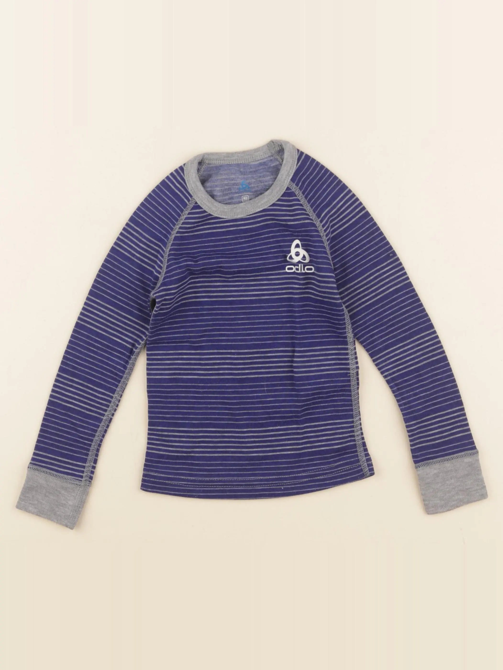 Odlo - sous-pull technique bleu, gris - 24 mois