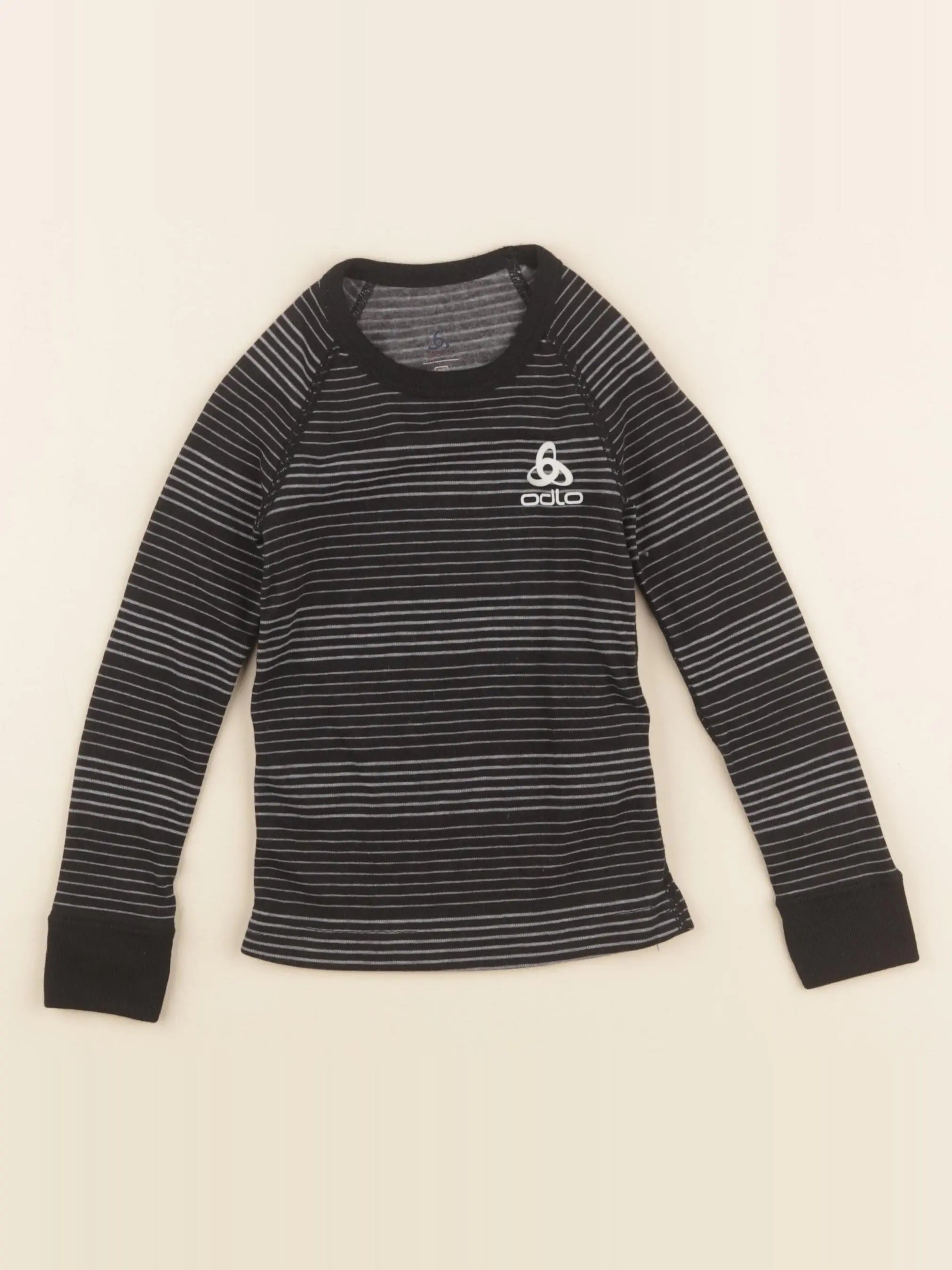 Odlo - tee-shirt technique noir, gris - 24 mois