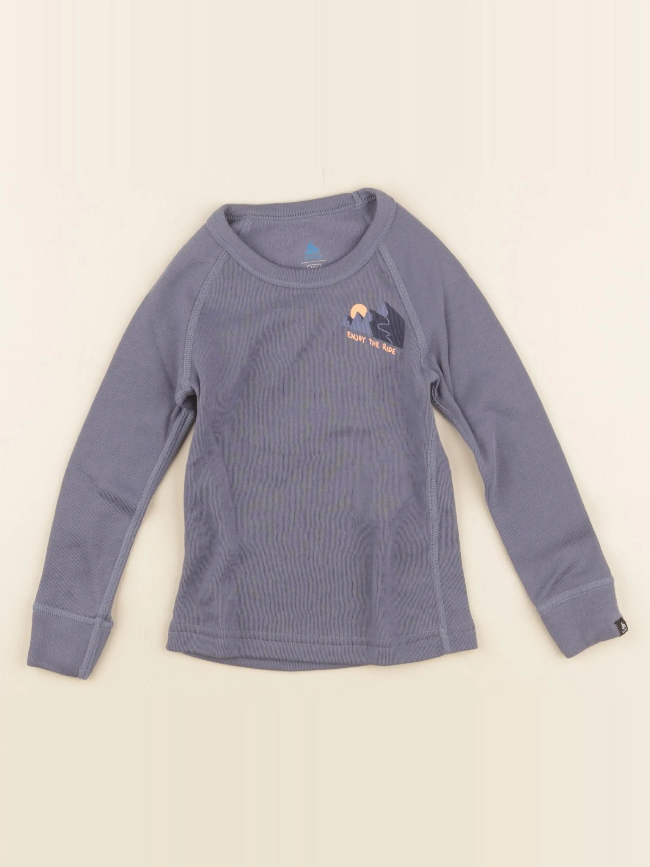 Odlo - tee-shirt technique bleu - 4 ans