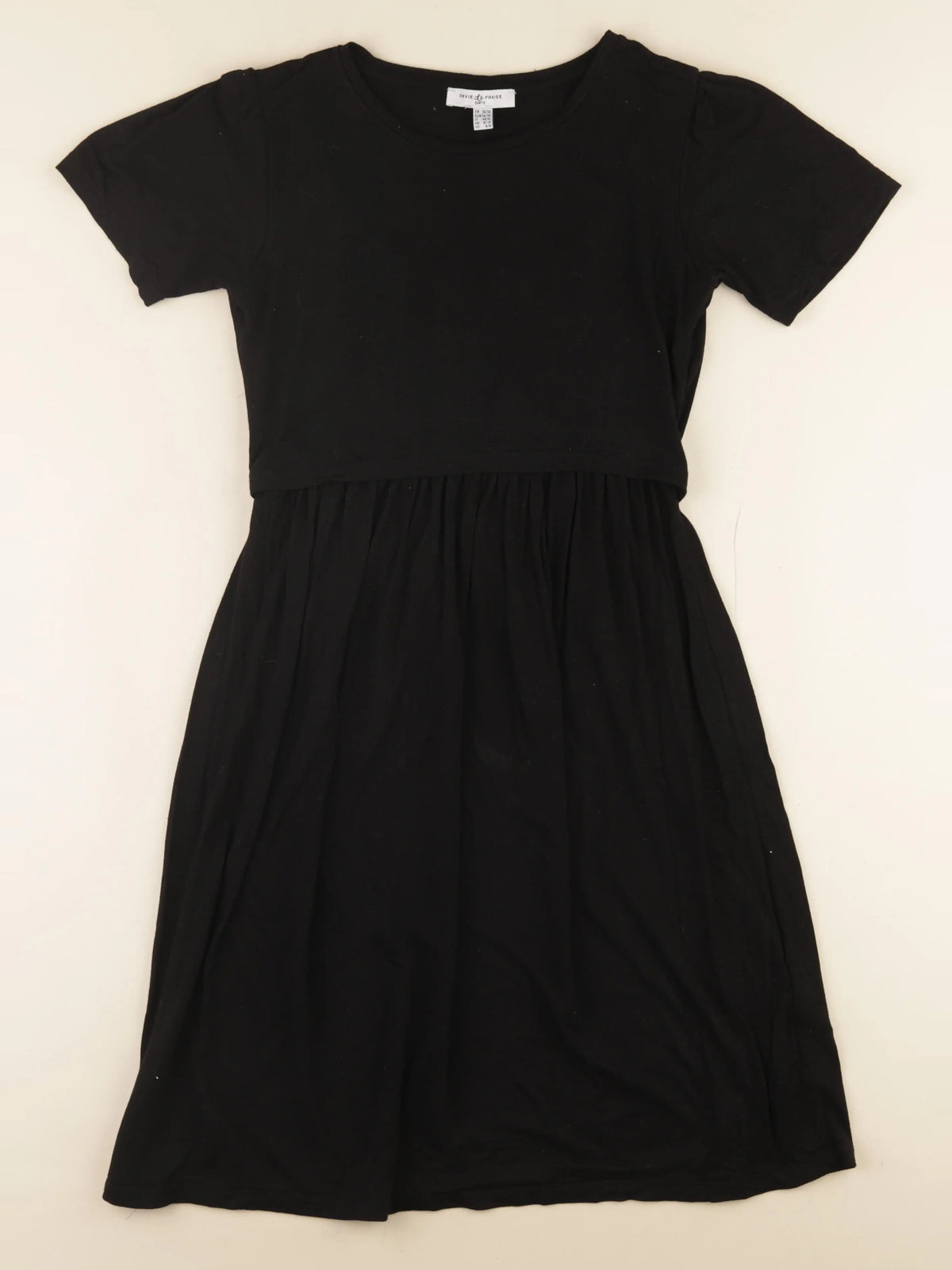 Envie de fraise - robe allaitement noir - 36 à 38