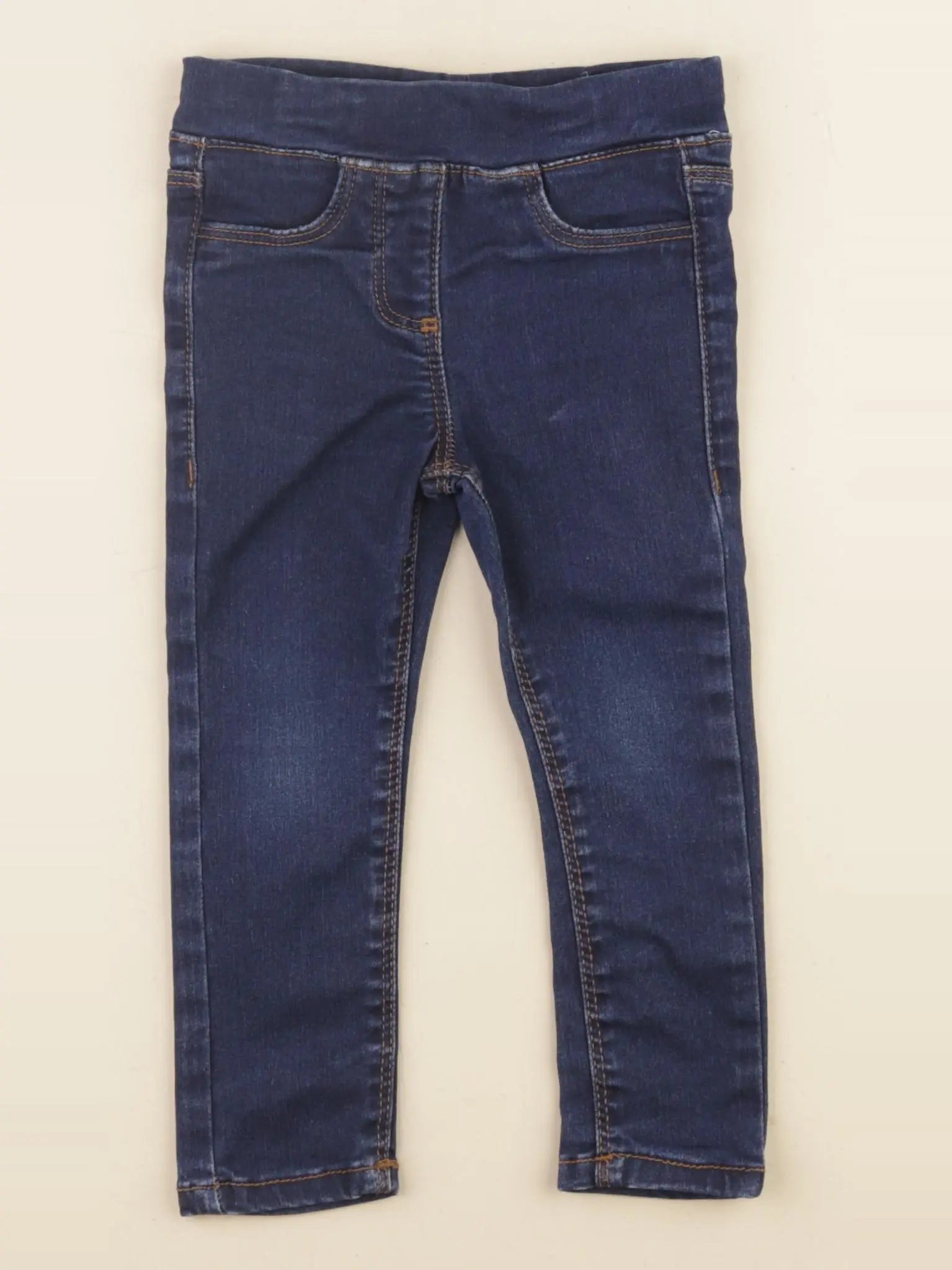Vertbaudet - jegging bleu - 2 ans