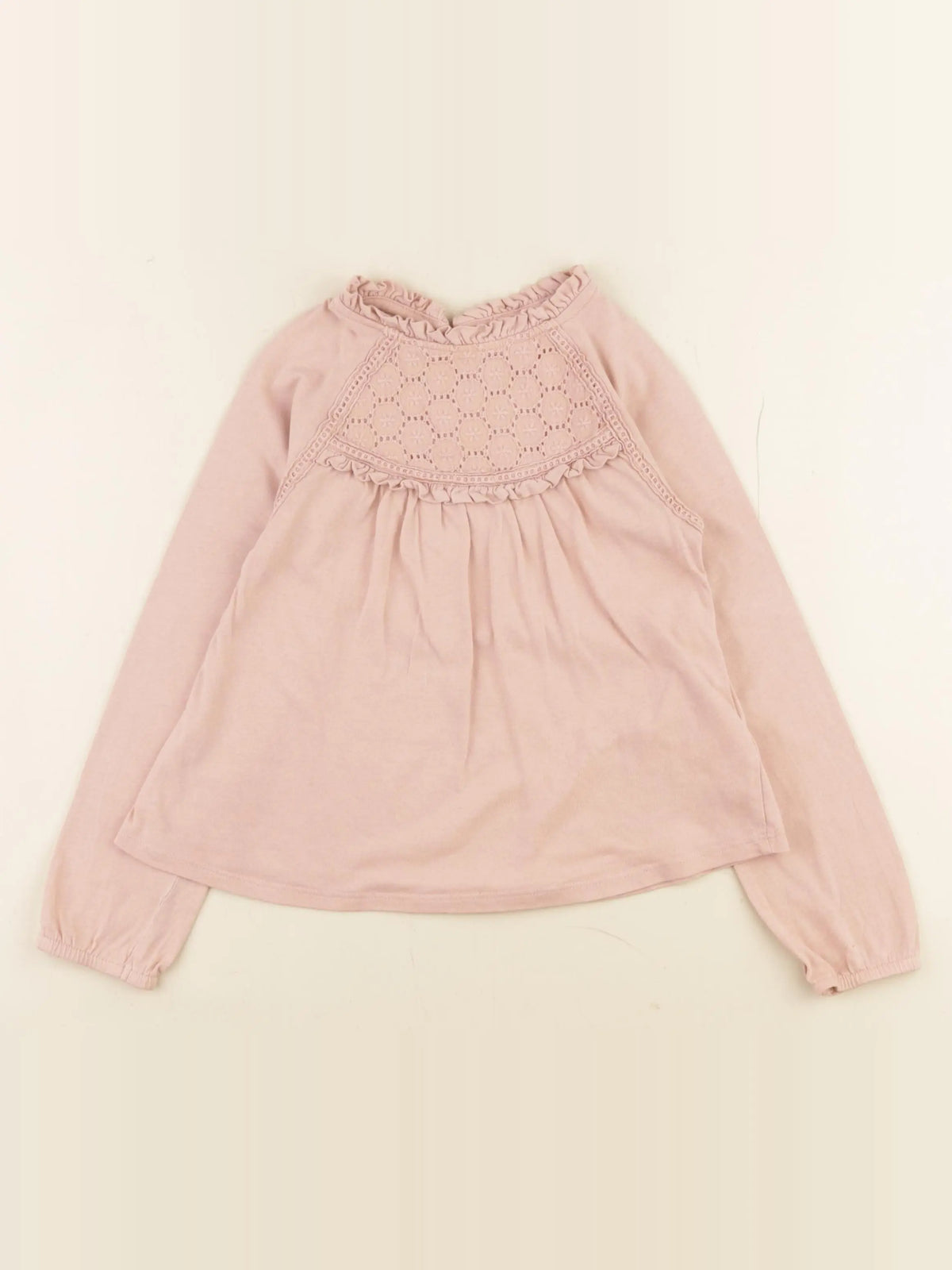 Vertbaudet - tee-shirt rose - 4 ans