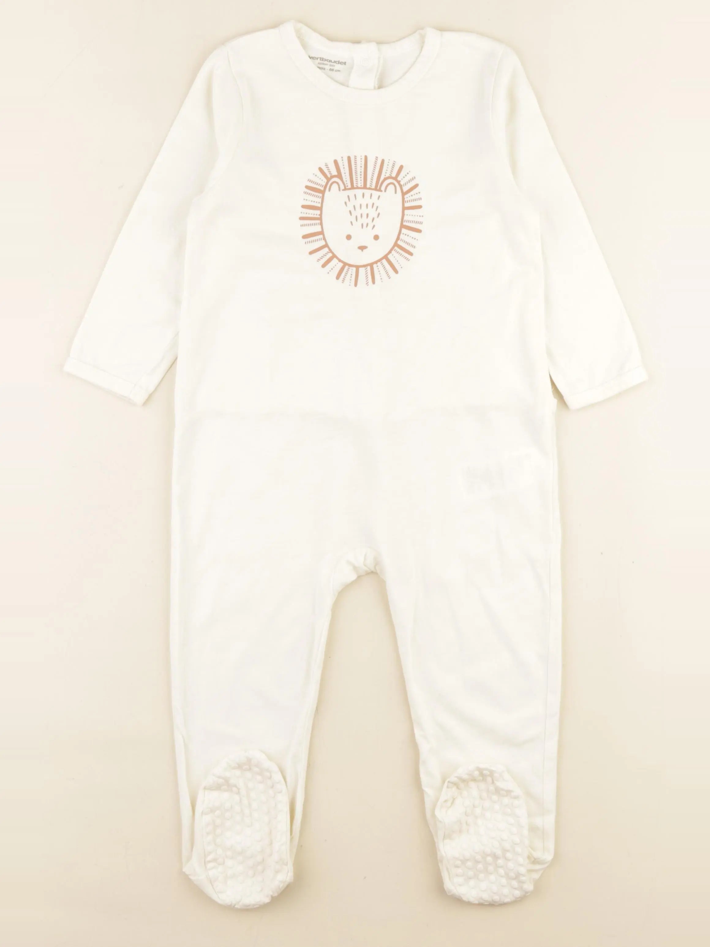 Vertbaudet - pyjama blanc - 24 mois