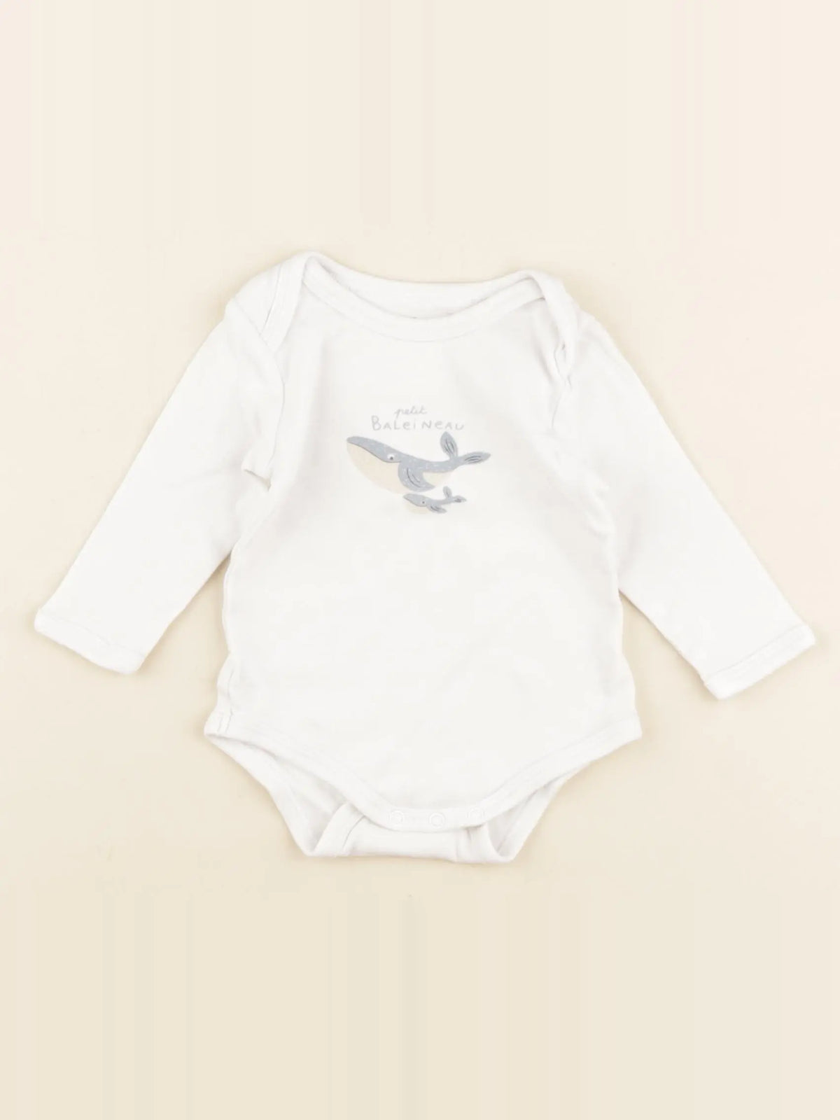 Vertbaudet - body blanc - 6 mois