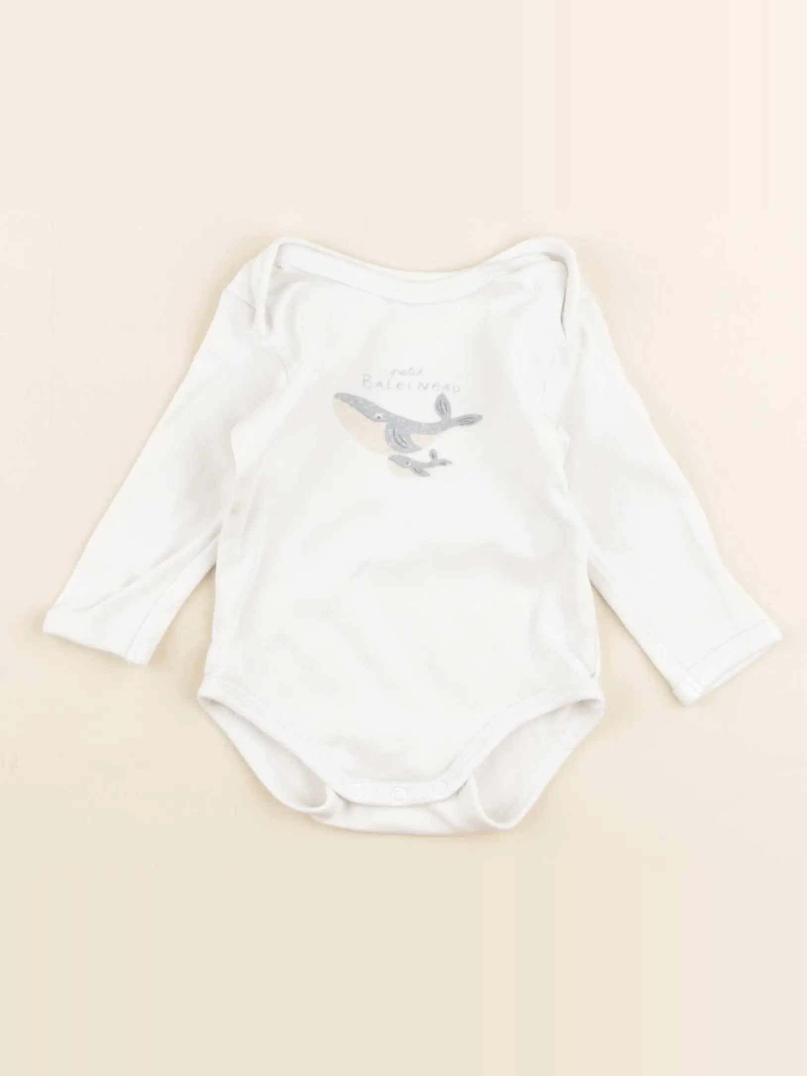 Vertbaudet - body blanc - 6 mois