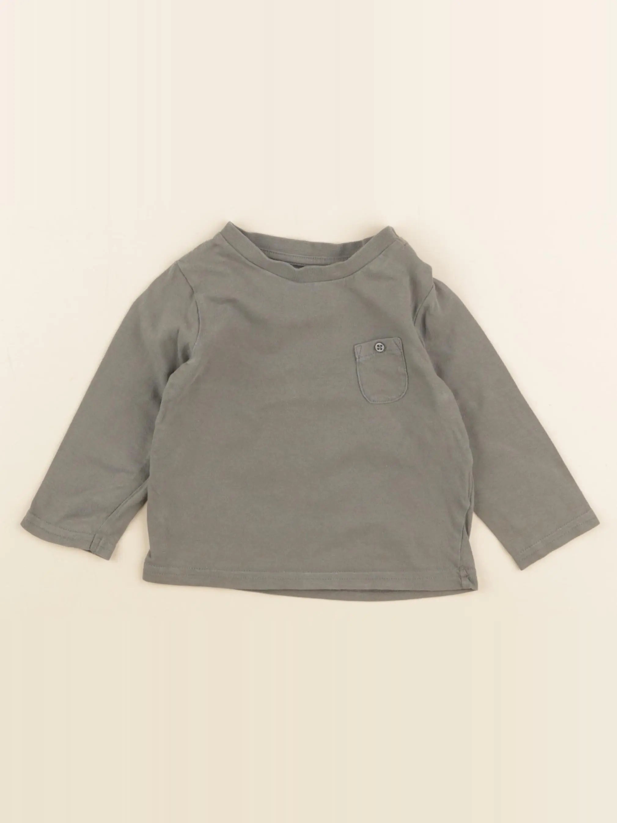 Vertbaudet - tee-shirt vert - 12 mois