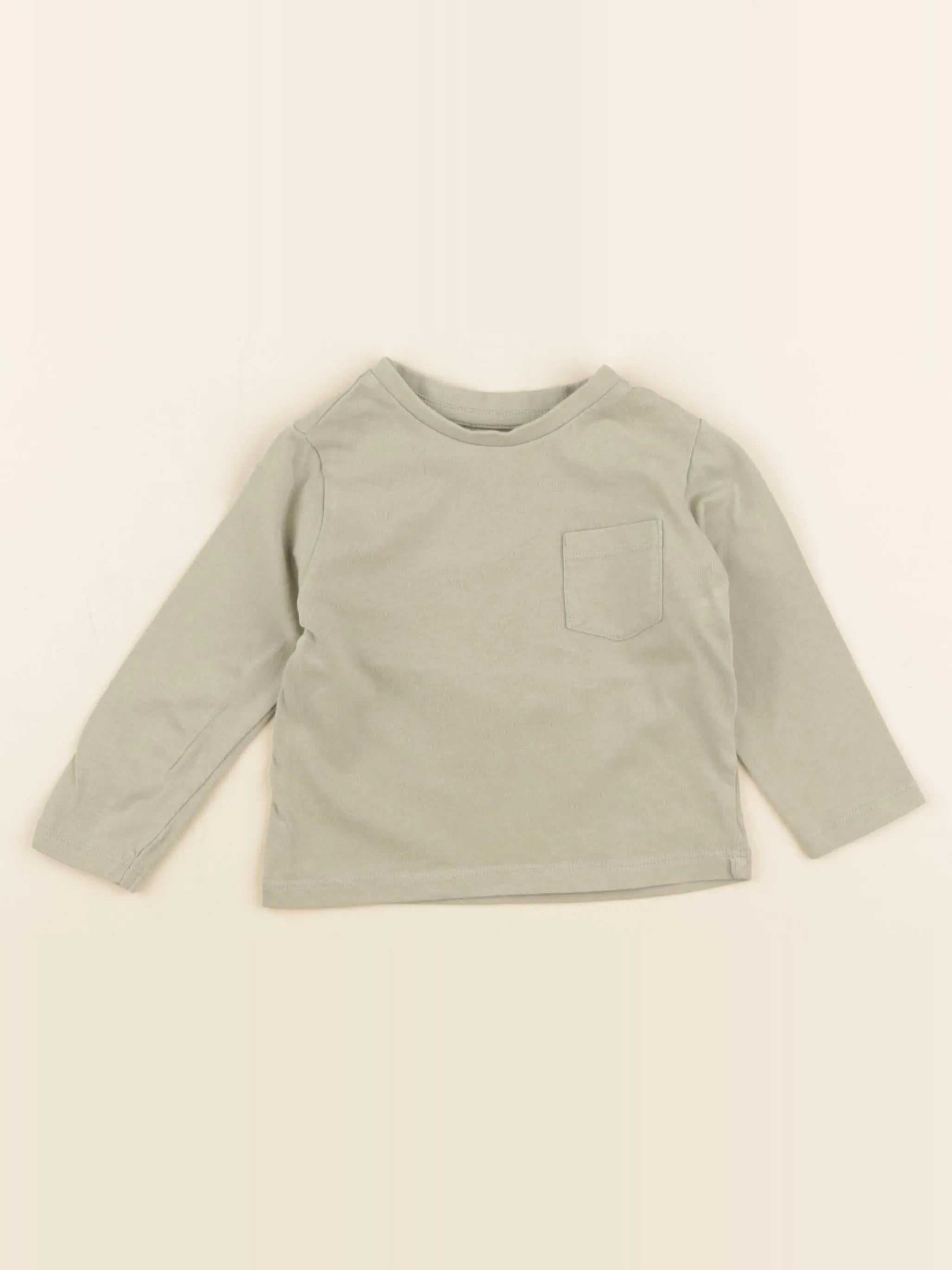 Vertbaudet - tee-shirt vert - 12 mois