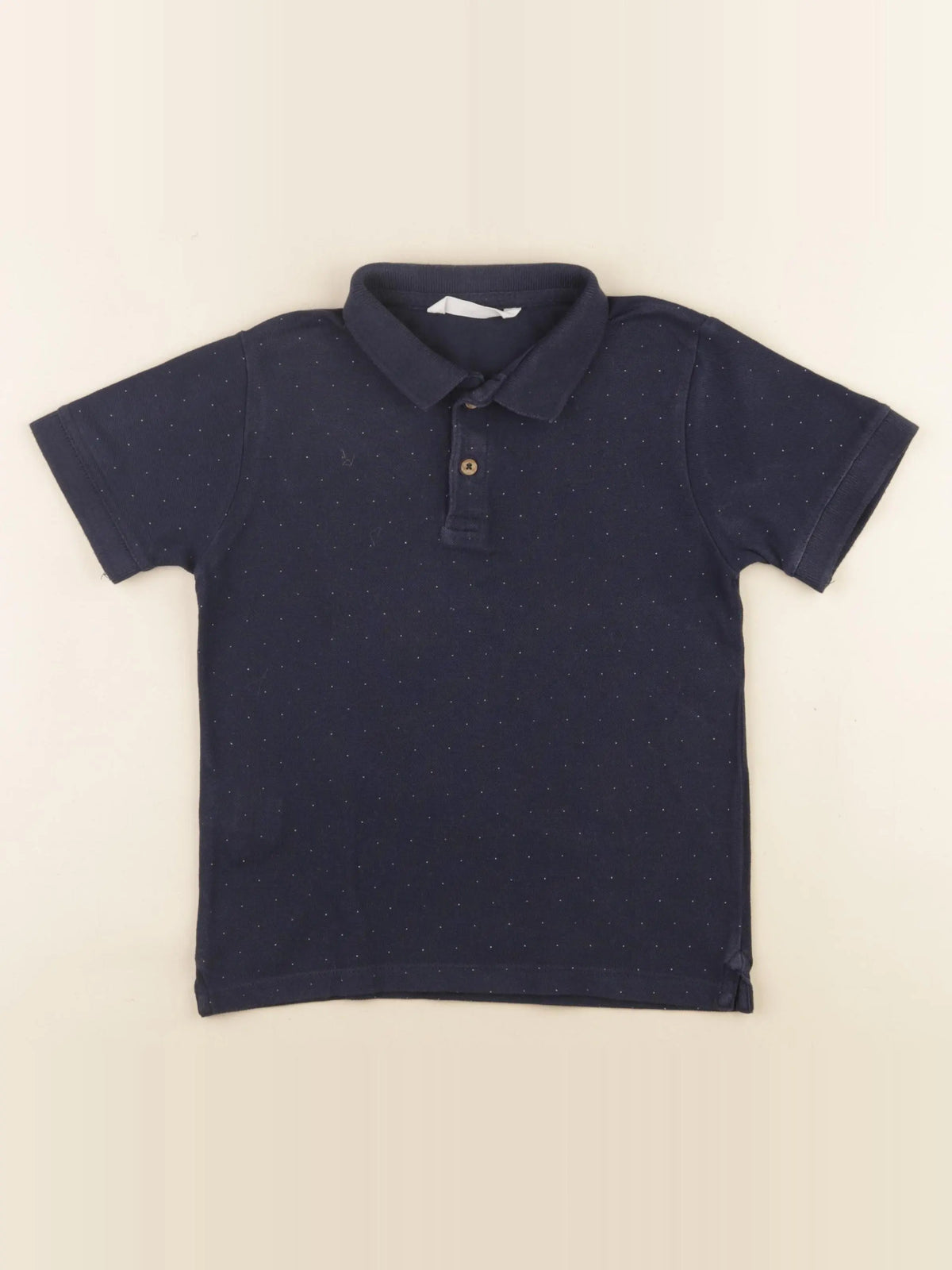 Mango - polo bleu - 7 ans