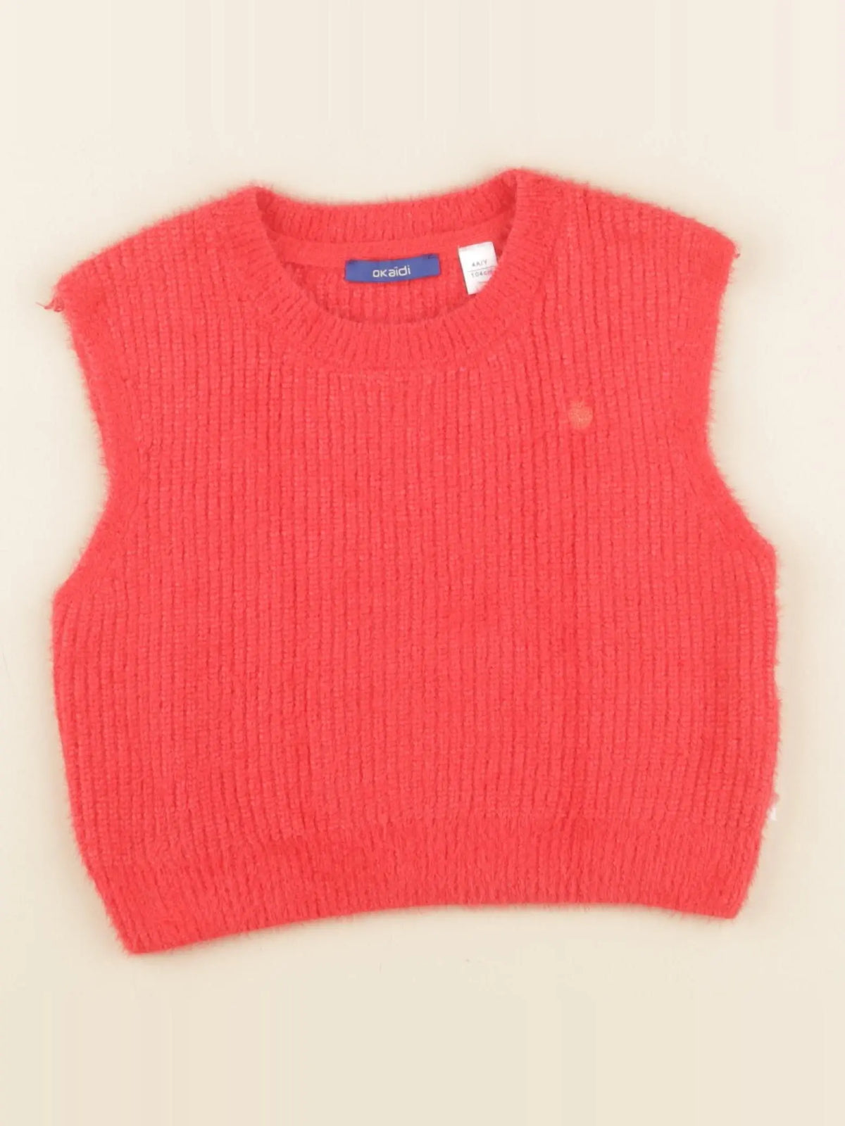 Okaidi - pull rouge - 4 ans