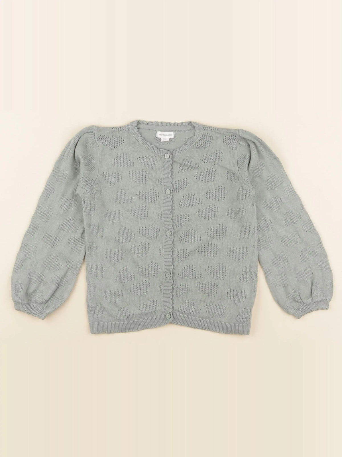 Vertbaudet - gilet vert - 36 mois