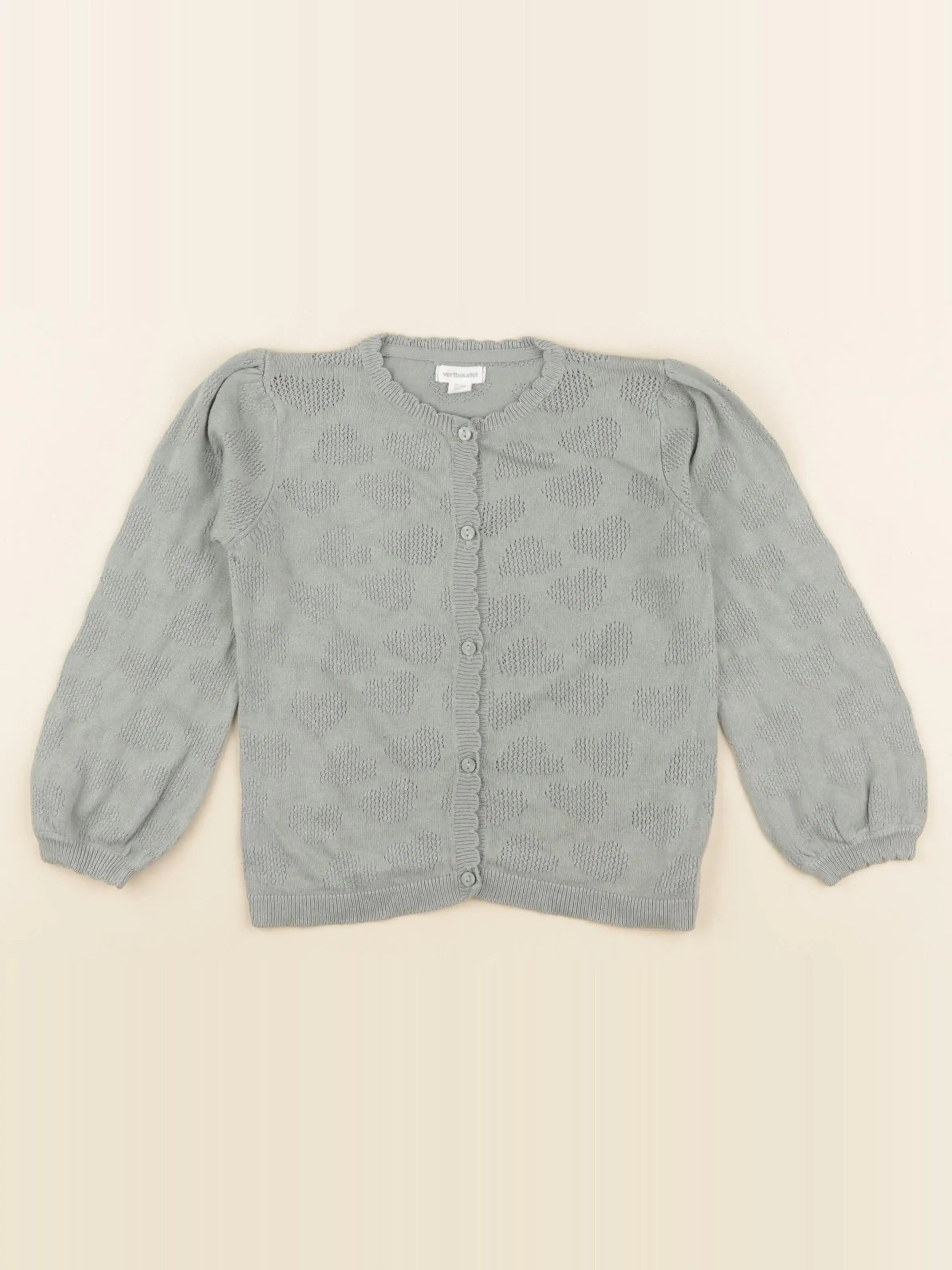 Vertbaudet - gilet vert - 36 mois