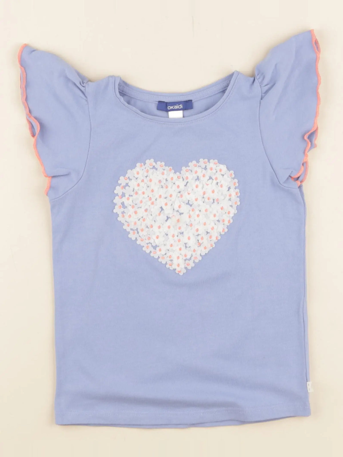 Okaidi - tee-shirt bleu - 4 ans