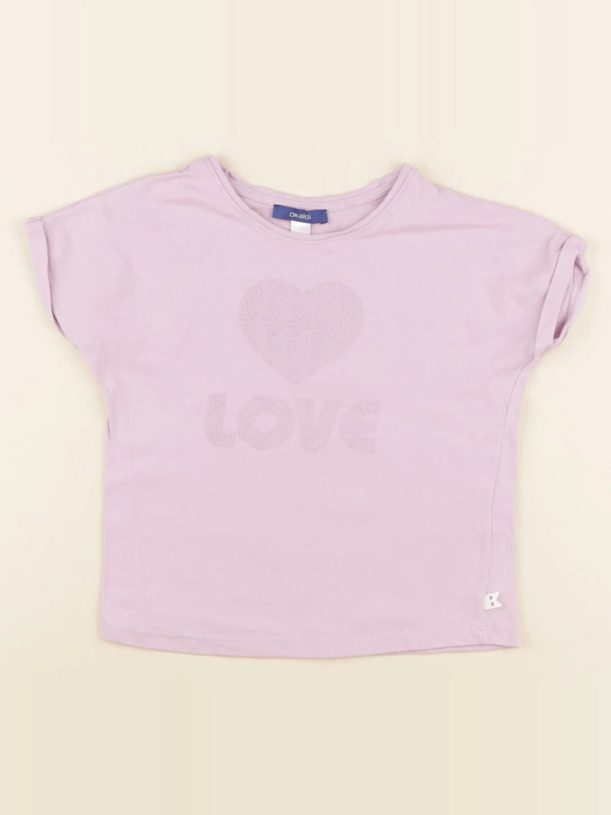 Okaidi - tee-shirt violet - 4 ans