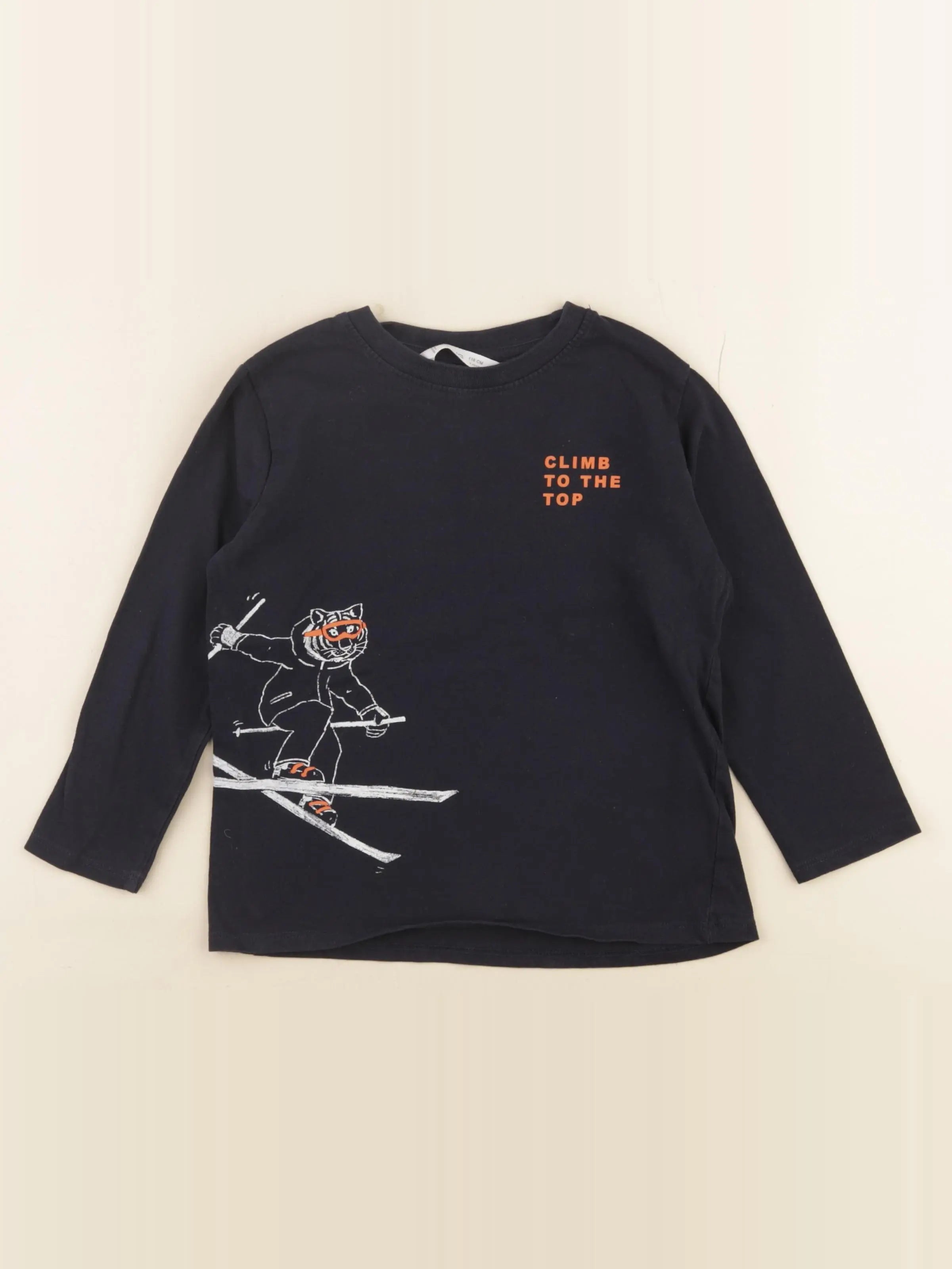 Mango - tee-shirt noir - 6 ans