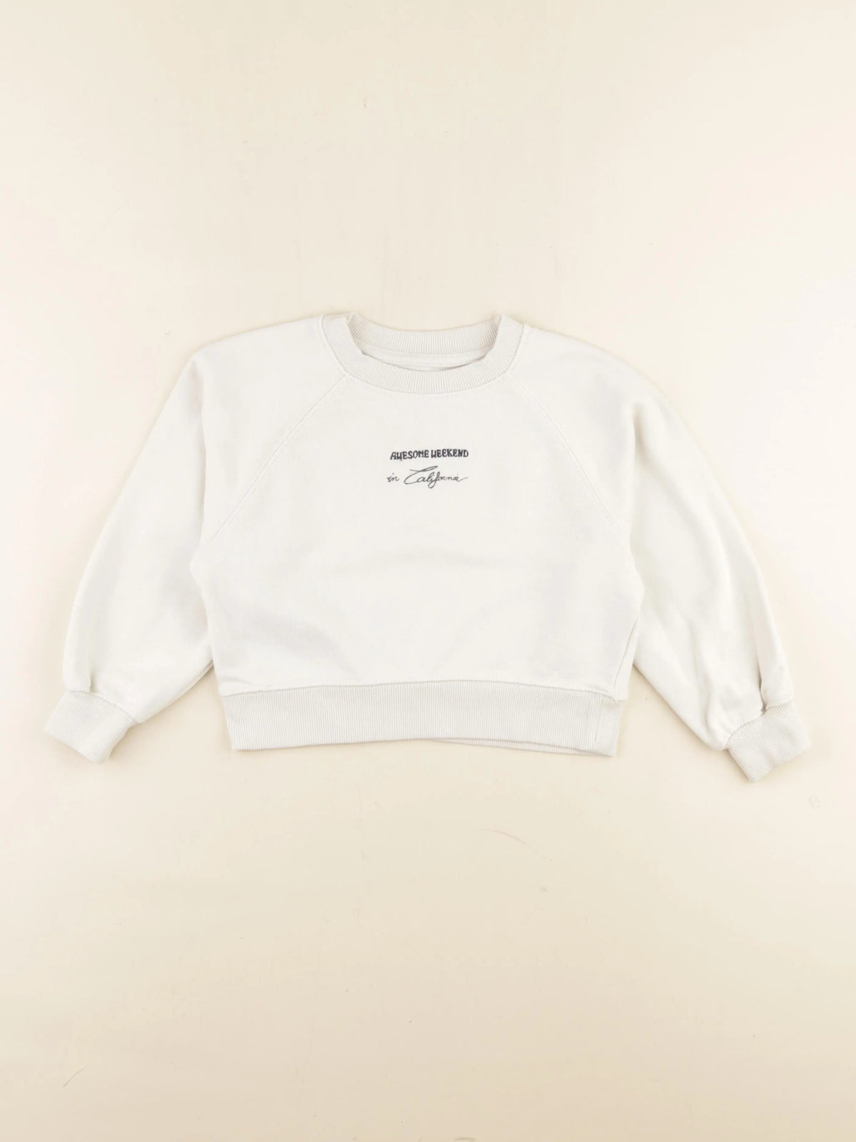 Zara - sweat beige - 6 ans