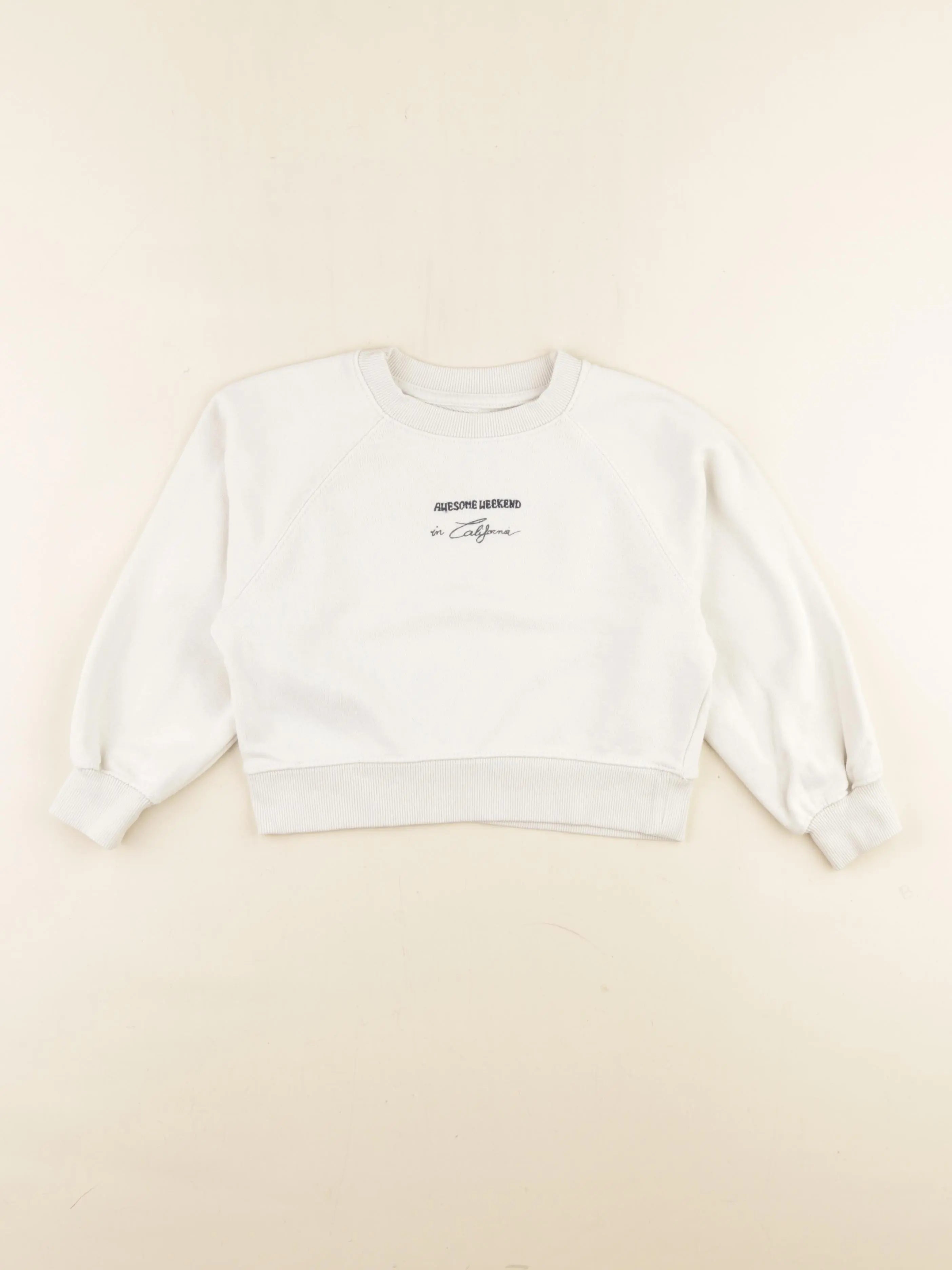Zara - sweat beige - 6 ans