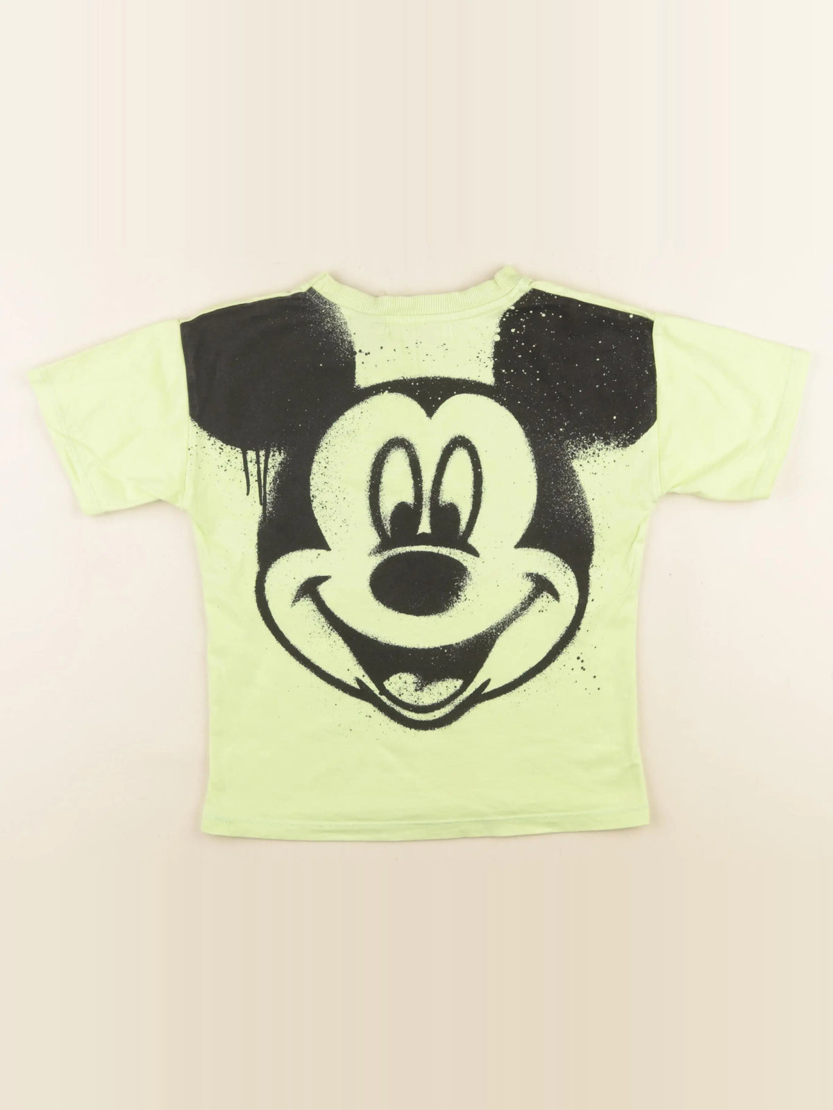Zara - tee-shirt jaune - 6/7 ans