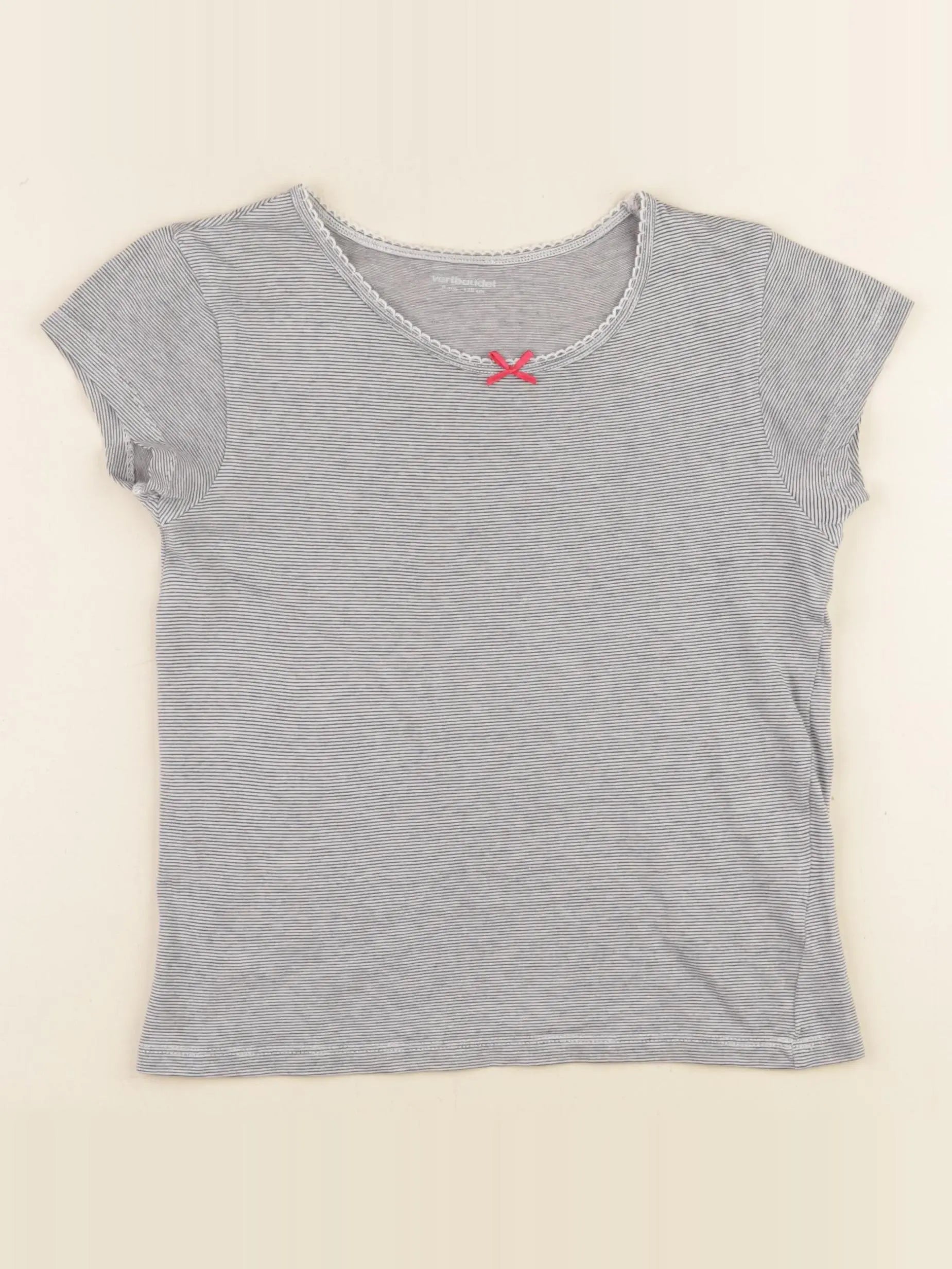 Vertbaudet - maillot de corps gris - 8 ans