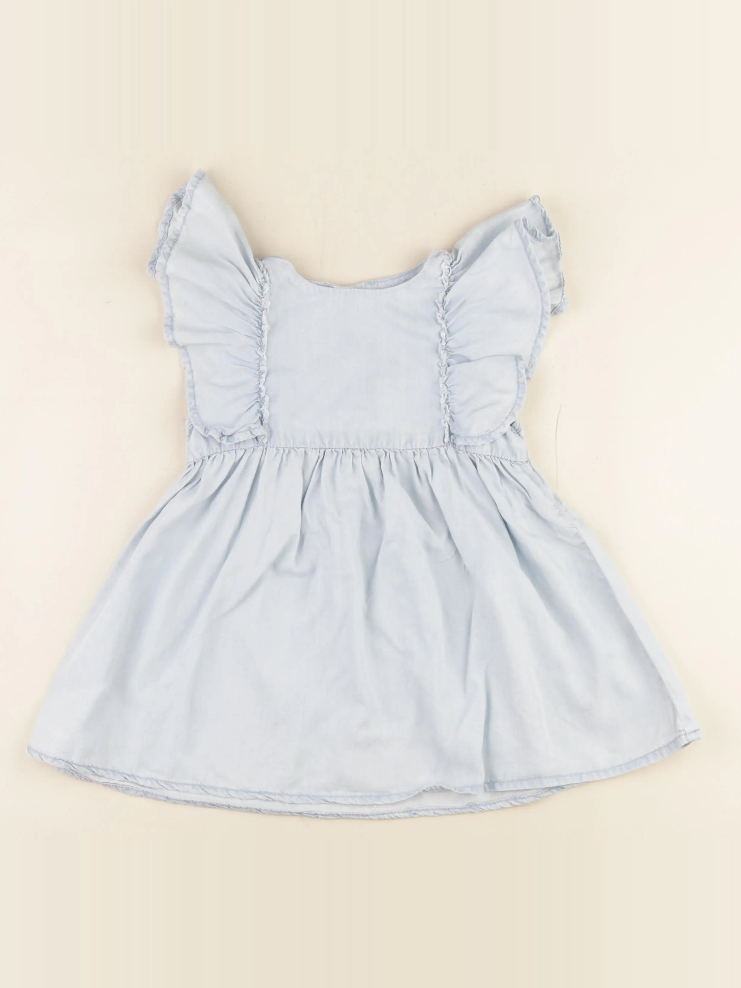 Zara - robe bleu - 18/24 mois