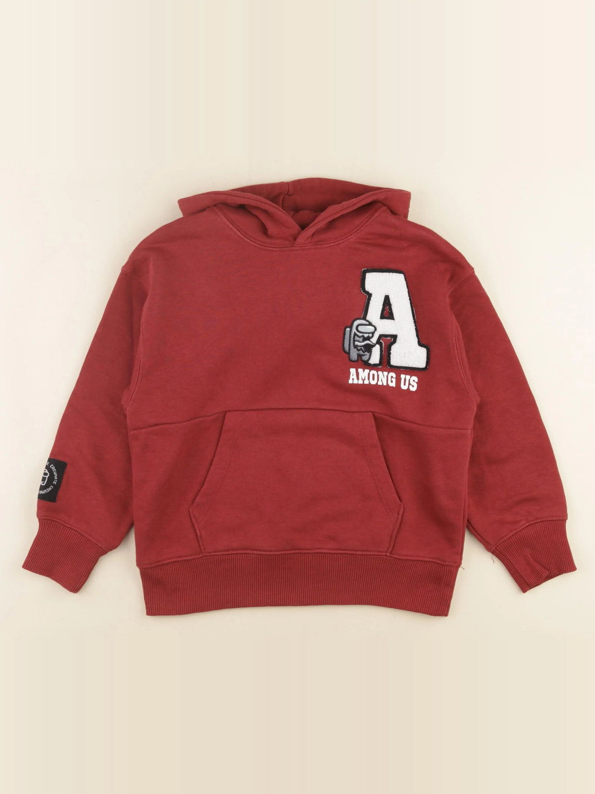Zara - sweat rouge - 6/7 ans
