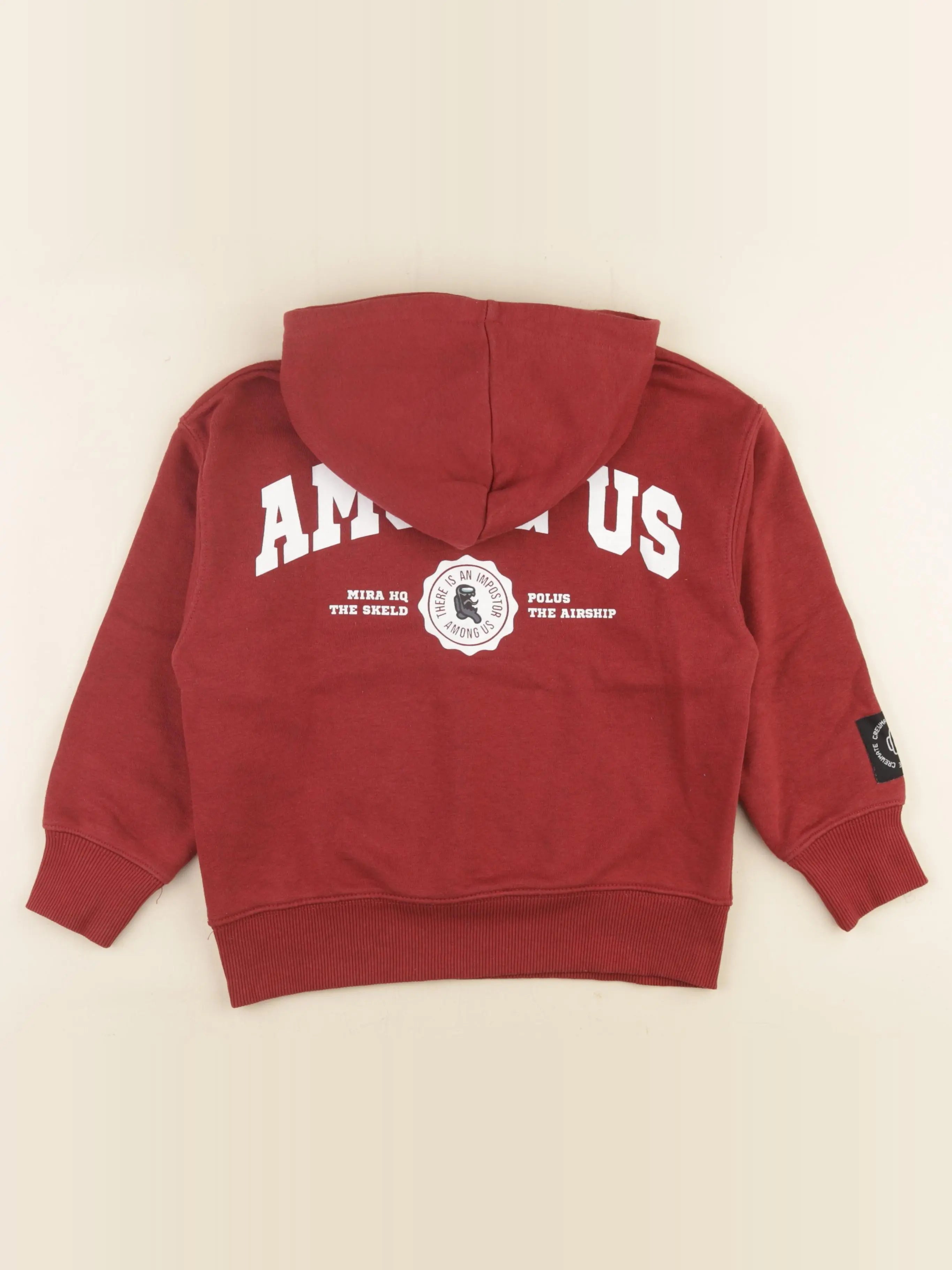 Zara - sweat rouge - 6/7 ans