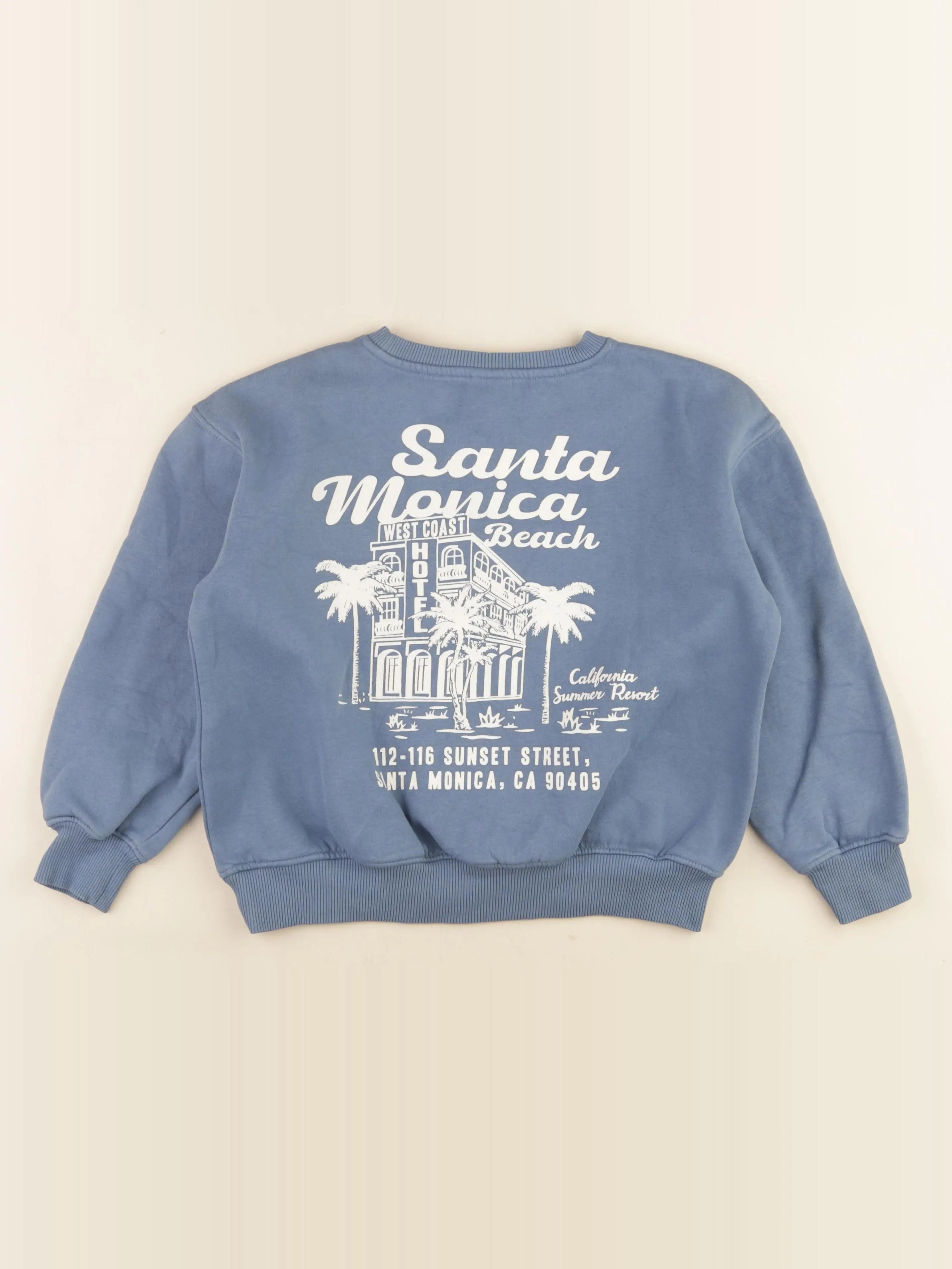 Tape à l'oeil - sweat bleu - 8 ans