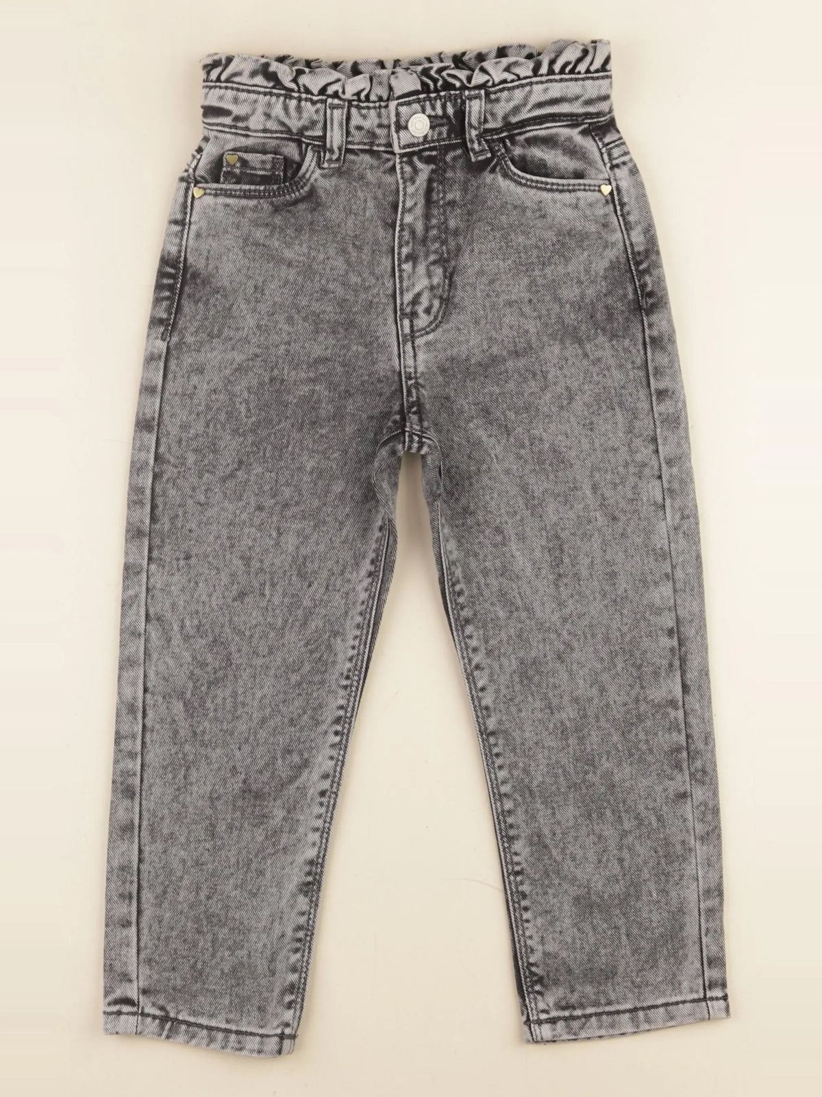 Vertbaudet - jean gris - 5 ans